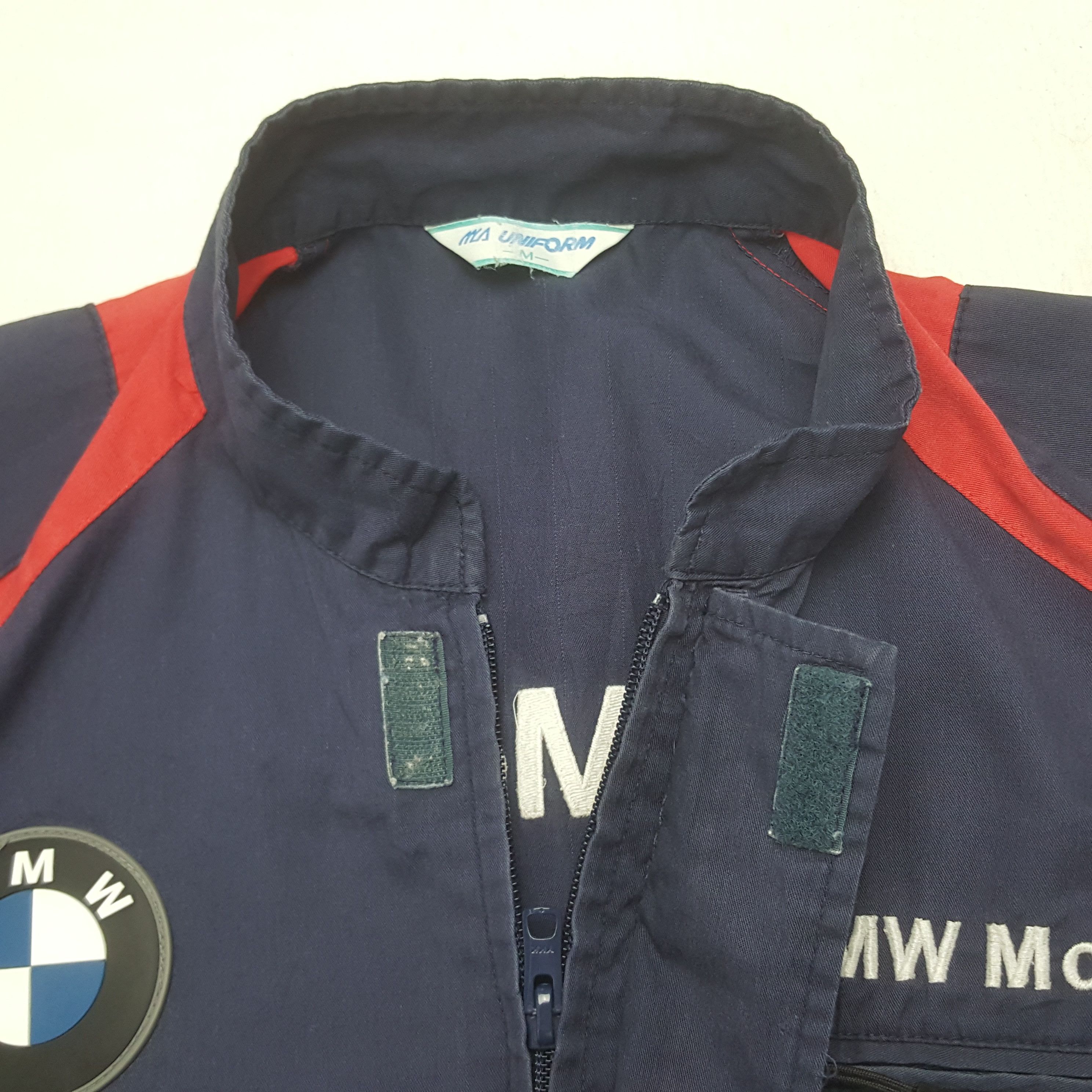 BMW Vintage BMW Motorrad Racing Workwear Coverall Jacket C298N28 Size US XS / EU 42 / 0 - 9 Thumbnail