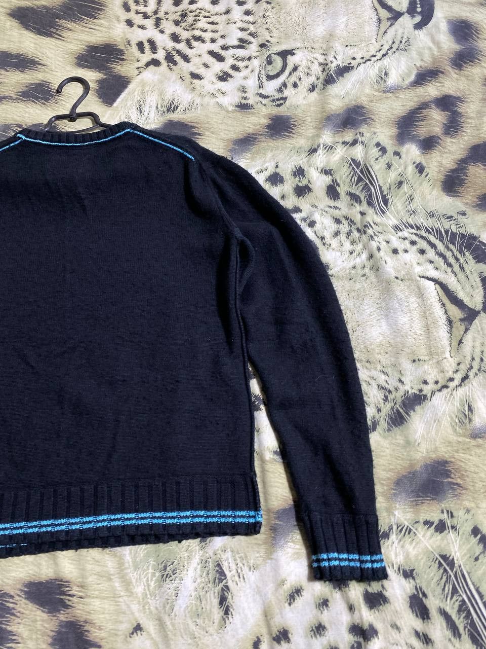 Quiksilver × Vintage 00s VINTAGE QUIKSILVER Knitted Big Logo Surf Style Sweater Size US XL / EU 56 / 4 - 3 Thumbnail