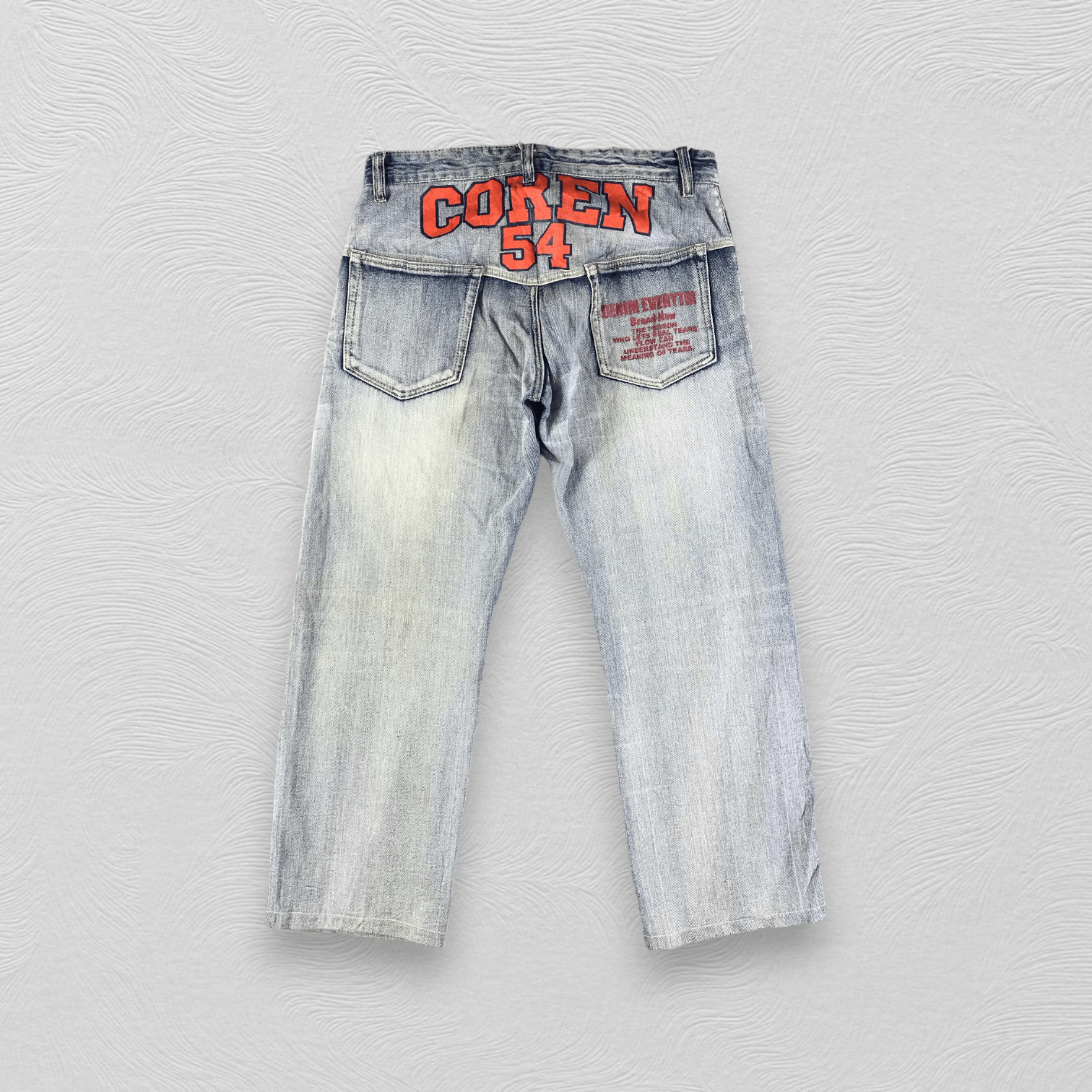 image of Jack Serika Jeans Medium Wash Printed Denim Kj1835 in Blue, Men's (Size 34)