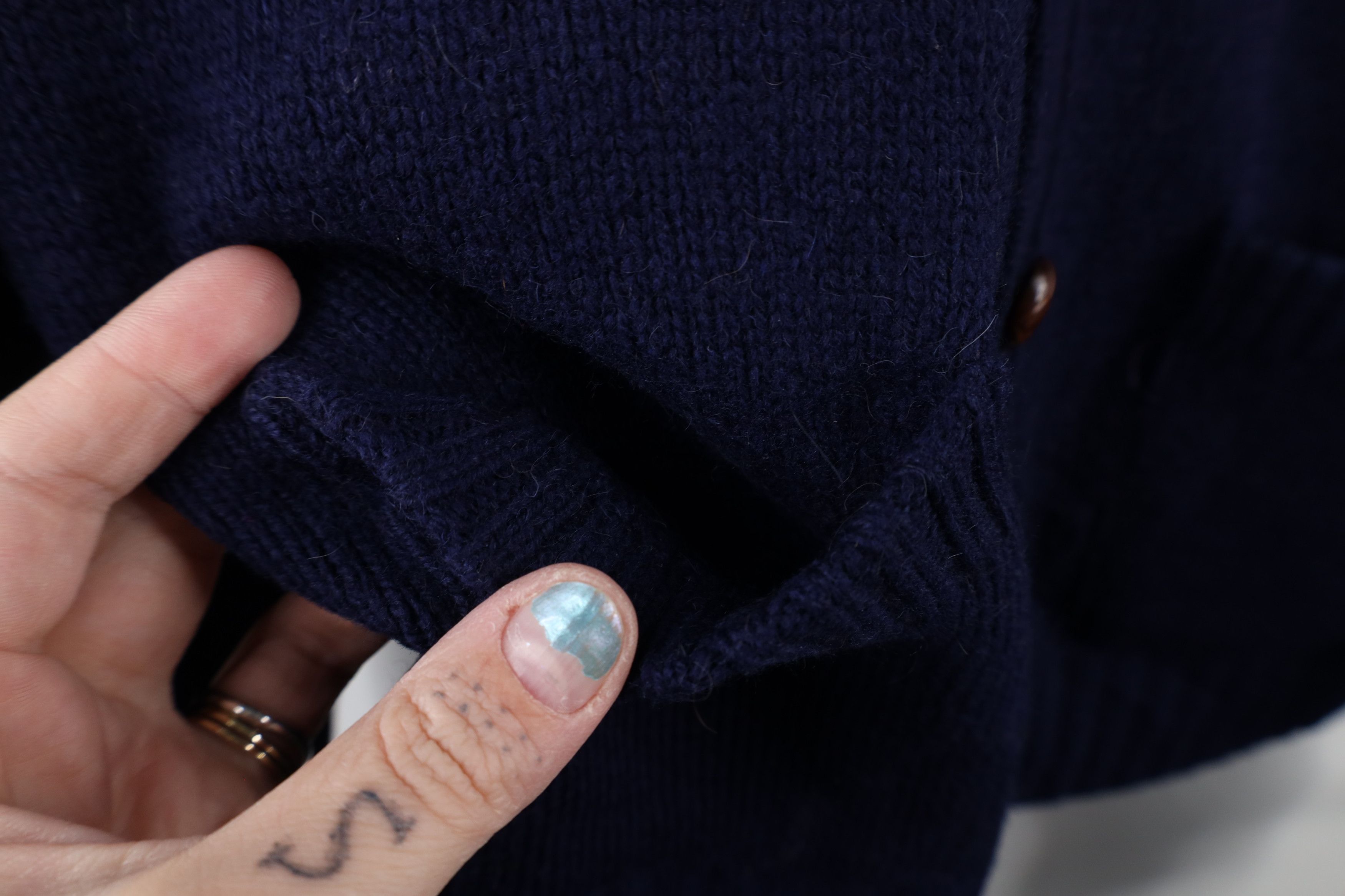 L.L. Bean Vintage 70s LL Bean Hair Wool Knit Cardigan Sweater USA Size US XL / EU 56 / 4 - 6 Thumbnail
