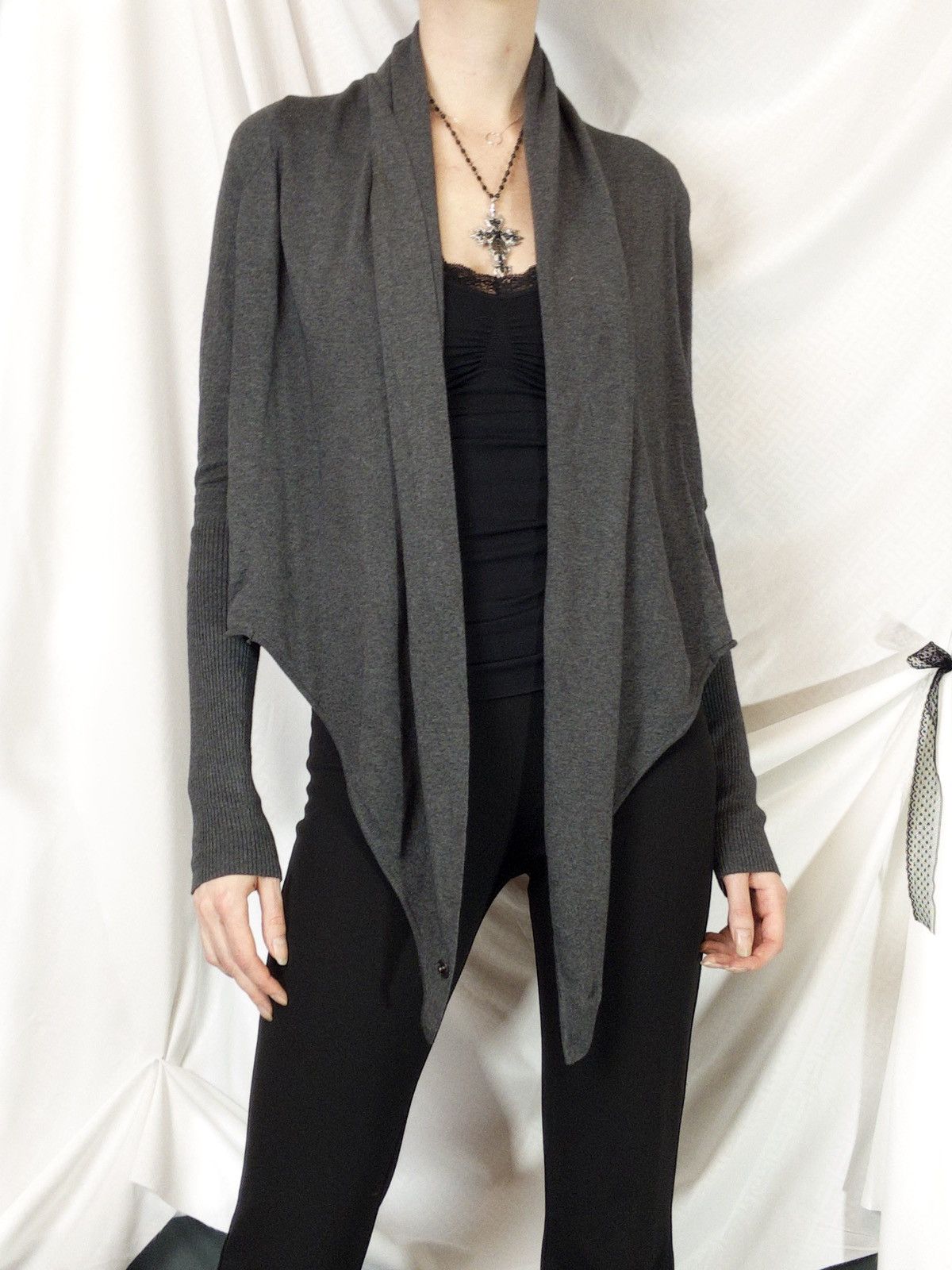 Allsaints AllSaints Sago Pirate cardigan in dark gray Size M / US 6-8 / IT 42-44 - 1 Thumbnail