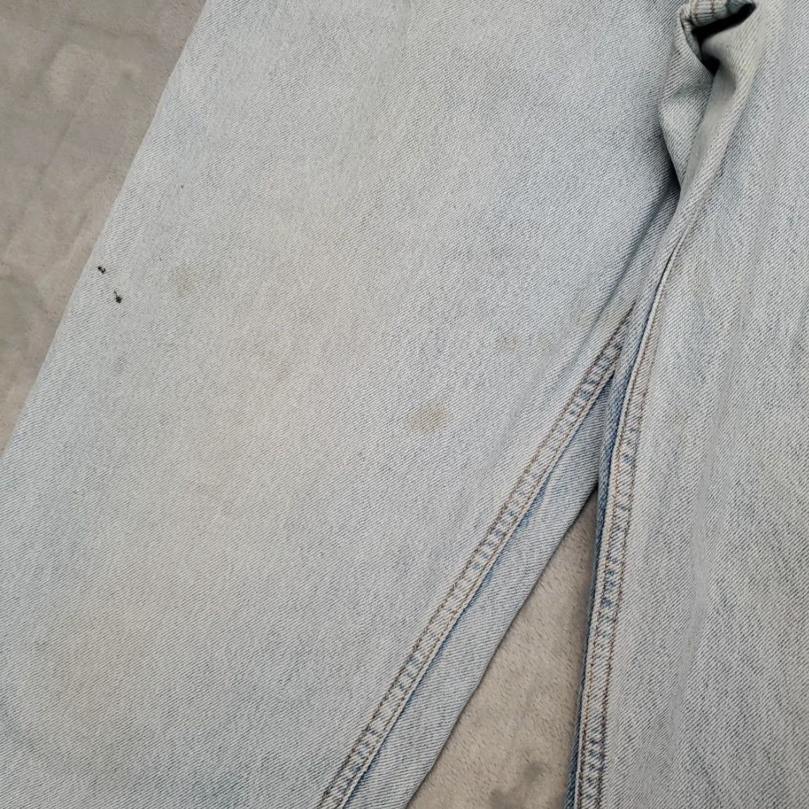 Denime VTG Levi's Jeans Men 34x38 Blue 545 Denim Loose Fit Straight Leg 90s Mens Size US 34 / EU 50 - 4 Thumbnail