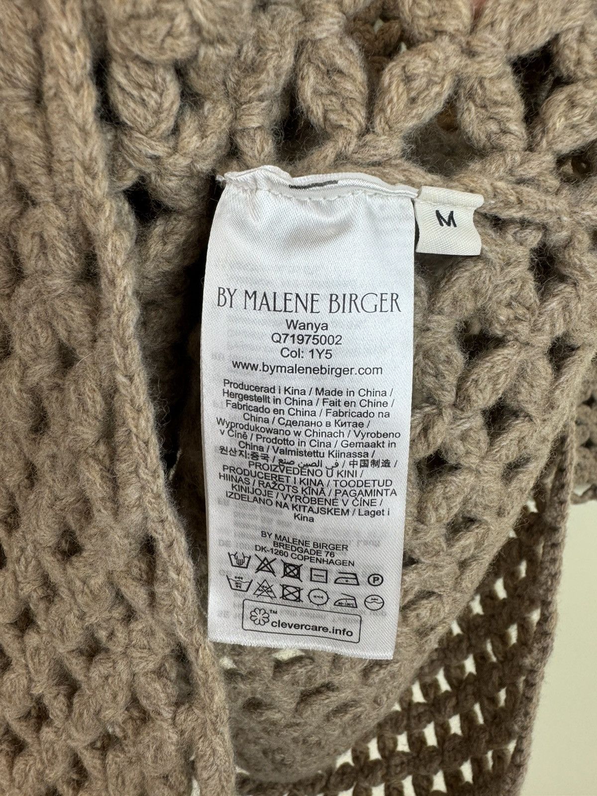 By Malene Birger Malene Birger wool crochet knit sweater dress brown M Size M / US 6-8 / IT 42-44 - 14 Thumbnail