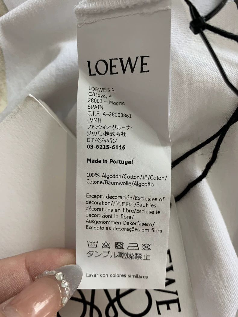 Loewe Loewe White jam toast printed short sleeve T-shirt Size US L / EU 52-54 / 3 - 7 Thumbnail