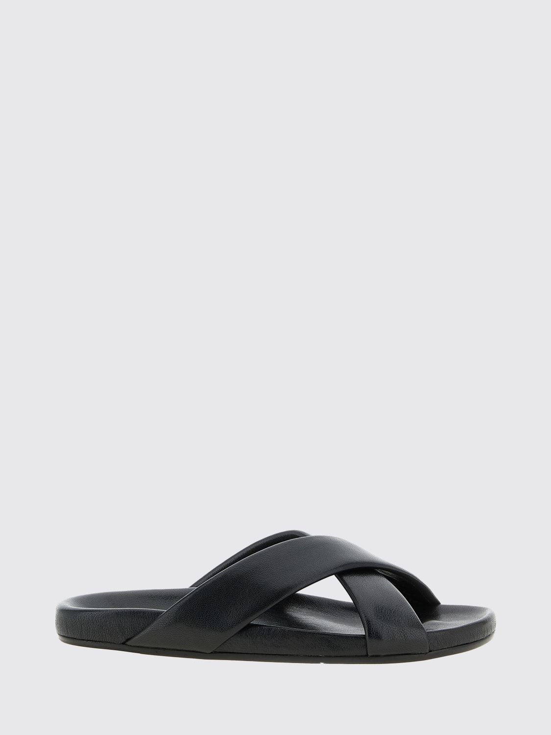 Saint Laurent Paris Saint Laurent Sandals Men Black Size US 11 / EU 44 - 1 Thumbnail