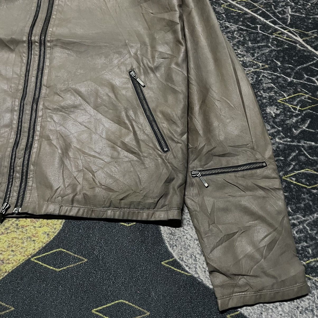 Gap × Vintage 💥Fall Winter 2010 GAP Double Zipper Moto Jacket Size US XS / EU 42 / 0 - 4 Thumbnail