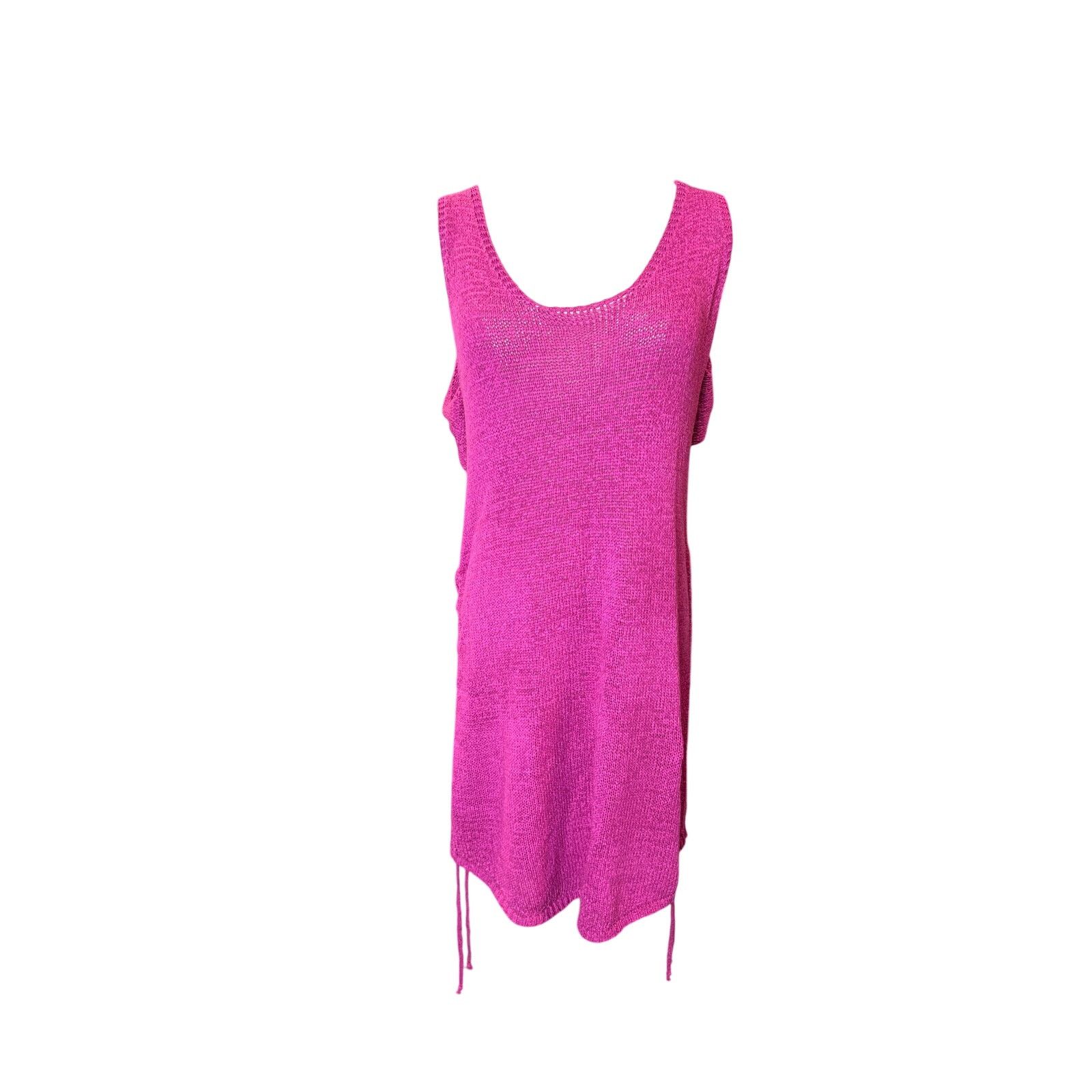 Other SNDYS Hot Pink Knit Mini Dress - Perfect Summer Look! Size S / US 4 / IT 40 - 1 Thumbnail