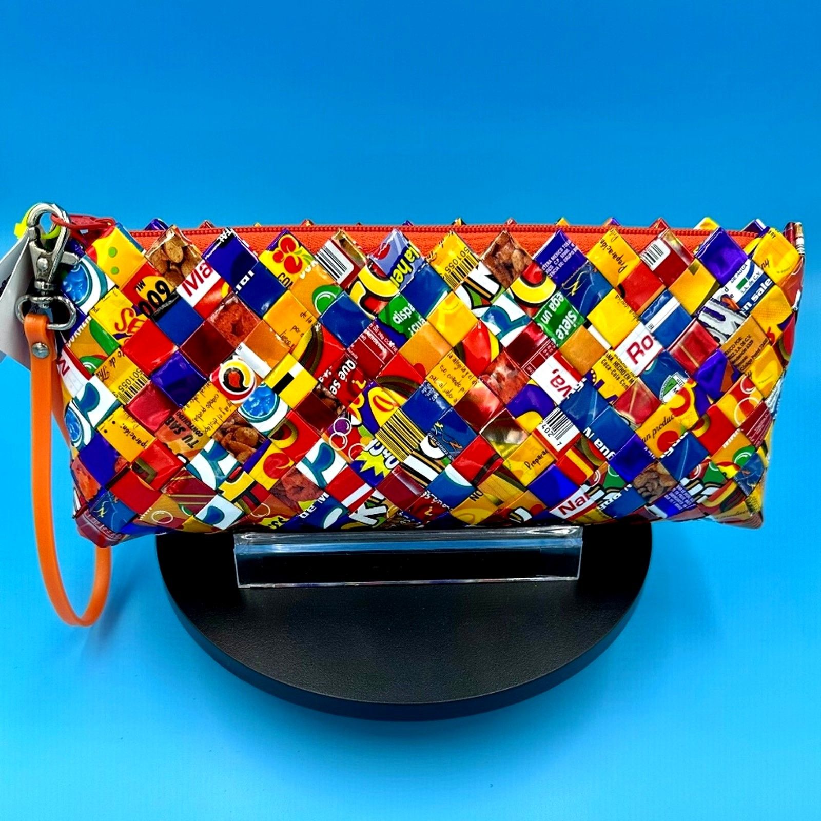 Other Handbag Bright Colorful Ecoist Candy Wrapper Clutch/Wristlet Size ONE SIZE - 4 Thumbnail