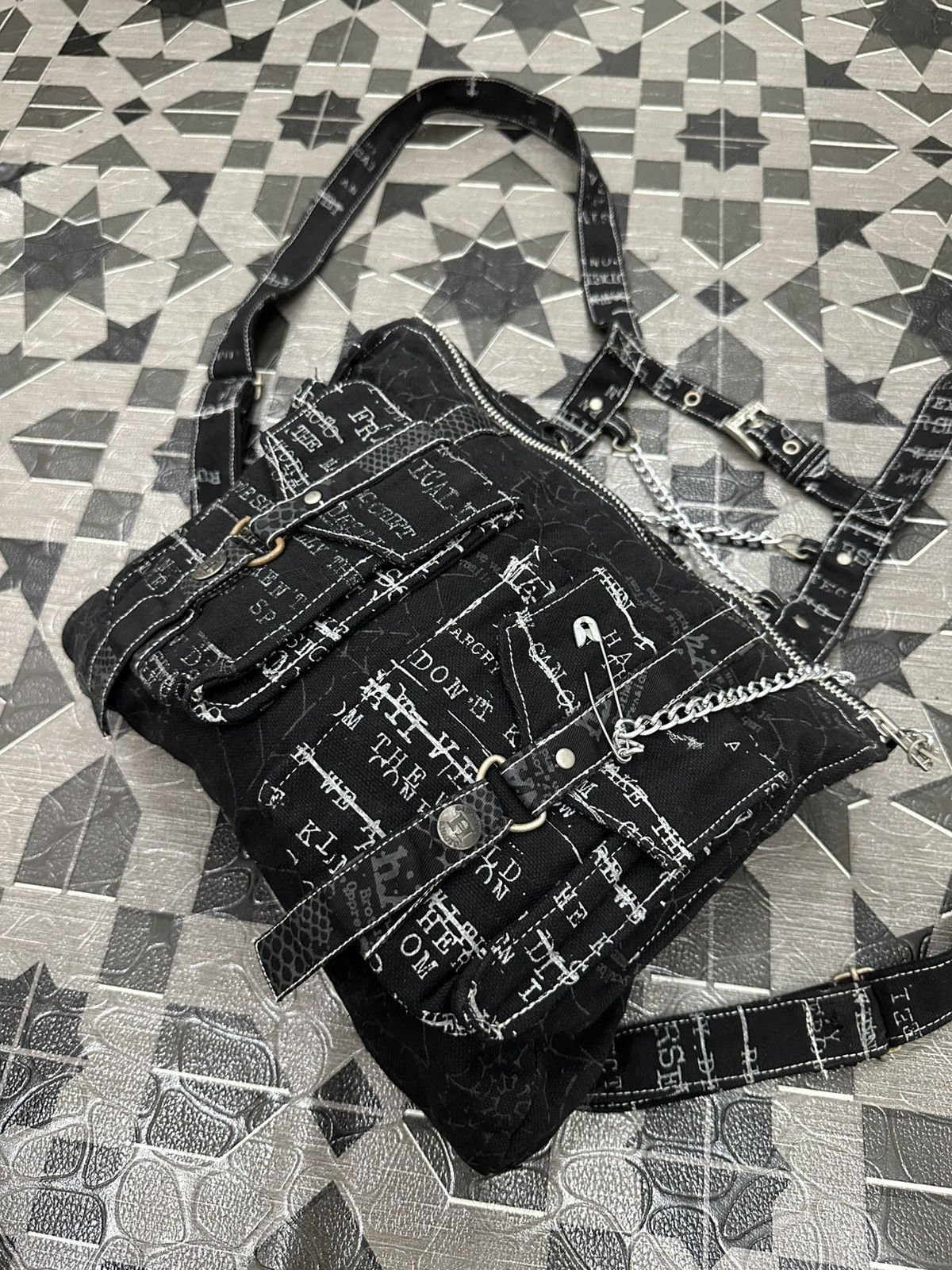 Seditionaries H.Nato Anarchyism For Plus Seditionaries Punk Bag Size ONE SIZE - 24 Thumbnail