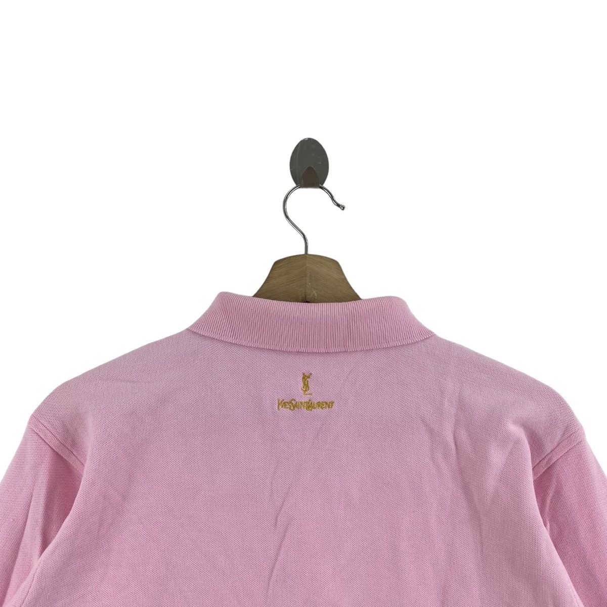 Yves Saint Laurent YVES SAINT LAURENT Pour Homme Ysl Pink Button Up Collar Size US M / EU 48-50 / 2 - 4 Thumbnail
