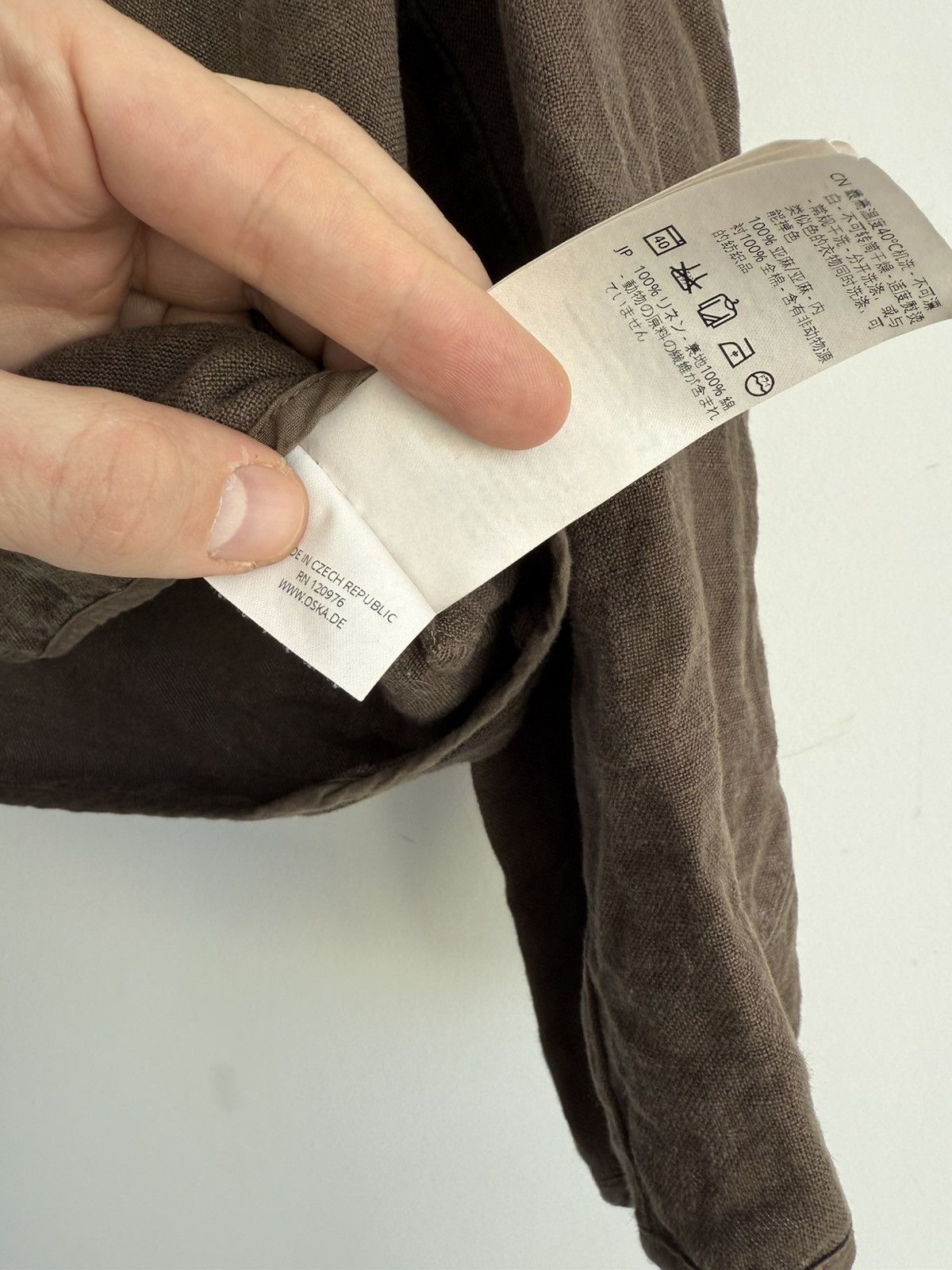 Designer × OSKA Oska Linen Avant Garde Blazer Jacket Size 3 Size M / US 6-8 / IT 42-44 - 8 Thumbnail