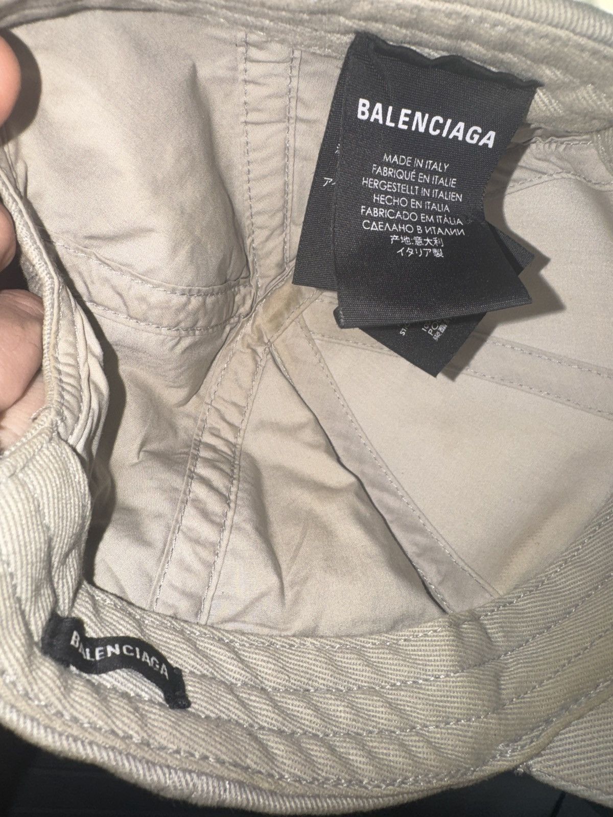 Balenciaga Balenciaga Grey Hat Size ONE SIZE - 4 Thumbnail