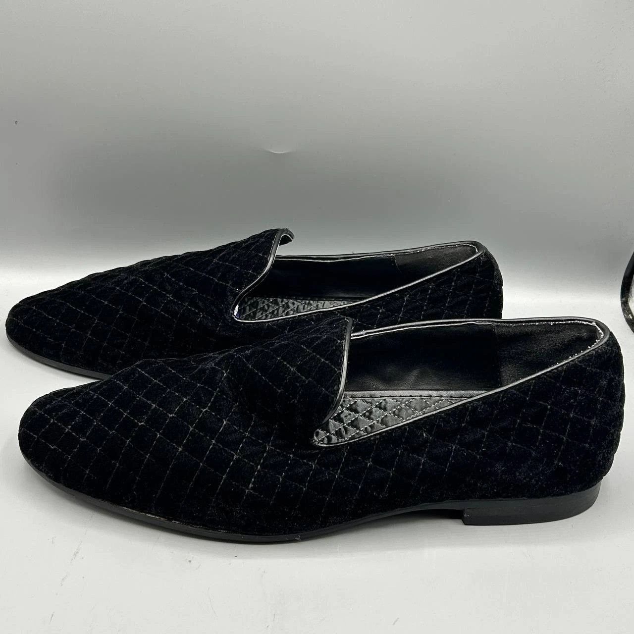 Giorgio Brutini Giorgio Brutini Quilted Velvet Loafers Smoking 176271 10.5M Size US 10.5 / EU 43-44 - 5 Thumbnail
