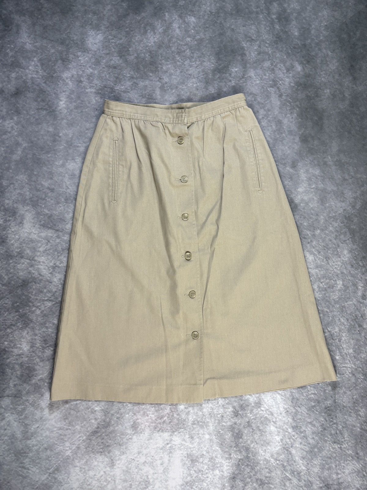 Other × Sears × Vintage 1990s Maxi Skirt Vintage Tabi International Cotton Long 90s Size 32" / US 10 / IT 46 - 10 Thumbnail