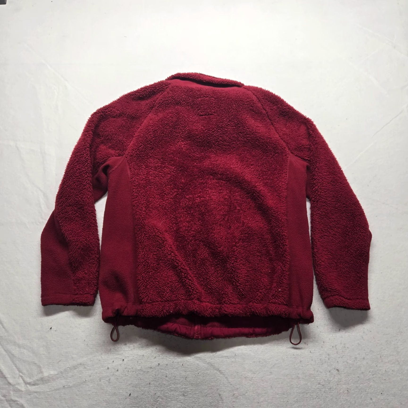 Faded Glory Faded Glory Jacket Full Zip Long Sleeve Adult Women's 1X Plus 16W Red Polyester Fleece Coat & Outer Shell Size XL / US 12-14 / IT 48-50 - 5 Thumbnail