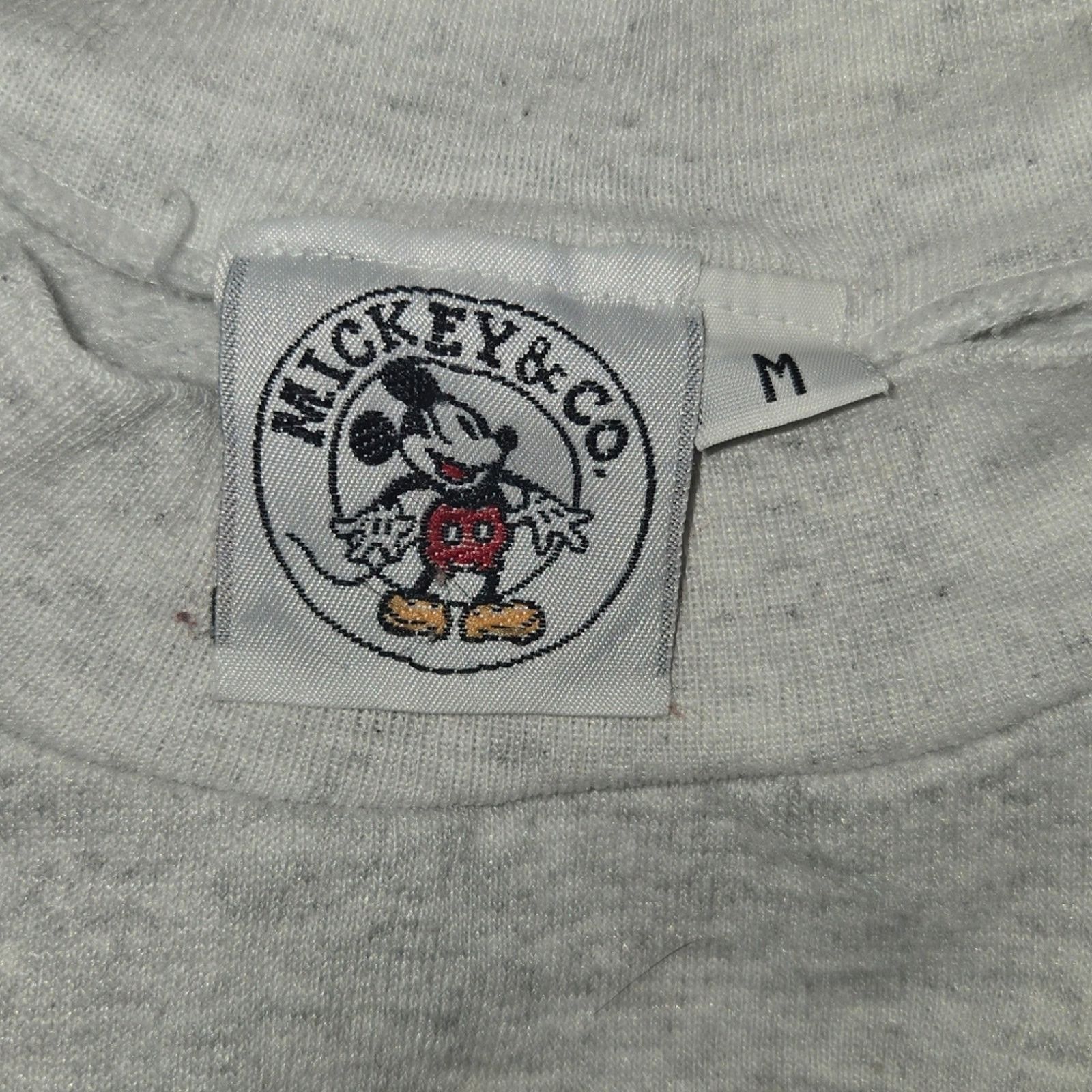 Mickey & Co. Vintage Kids Embroidered Gray Mickey Mouse Sweatshirt Size M Size US M / EU 48-50 / 2 - 4 Thumbnail