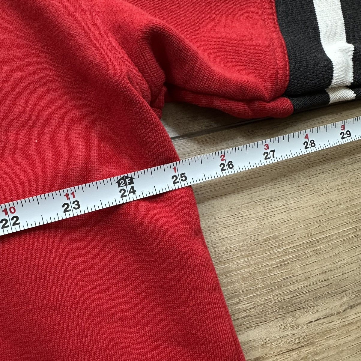 Lee Vintage 90s Ohio State Buckeyes Lee Sport Red Striped Hoodie Size US L / EU 52-54 / 3 - 9 Thumbnail