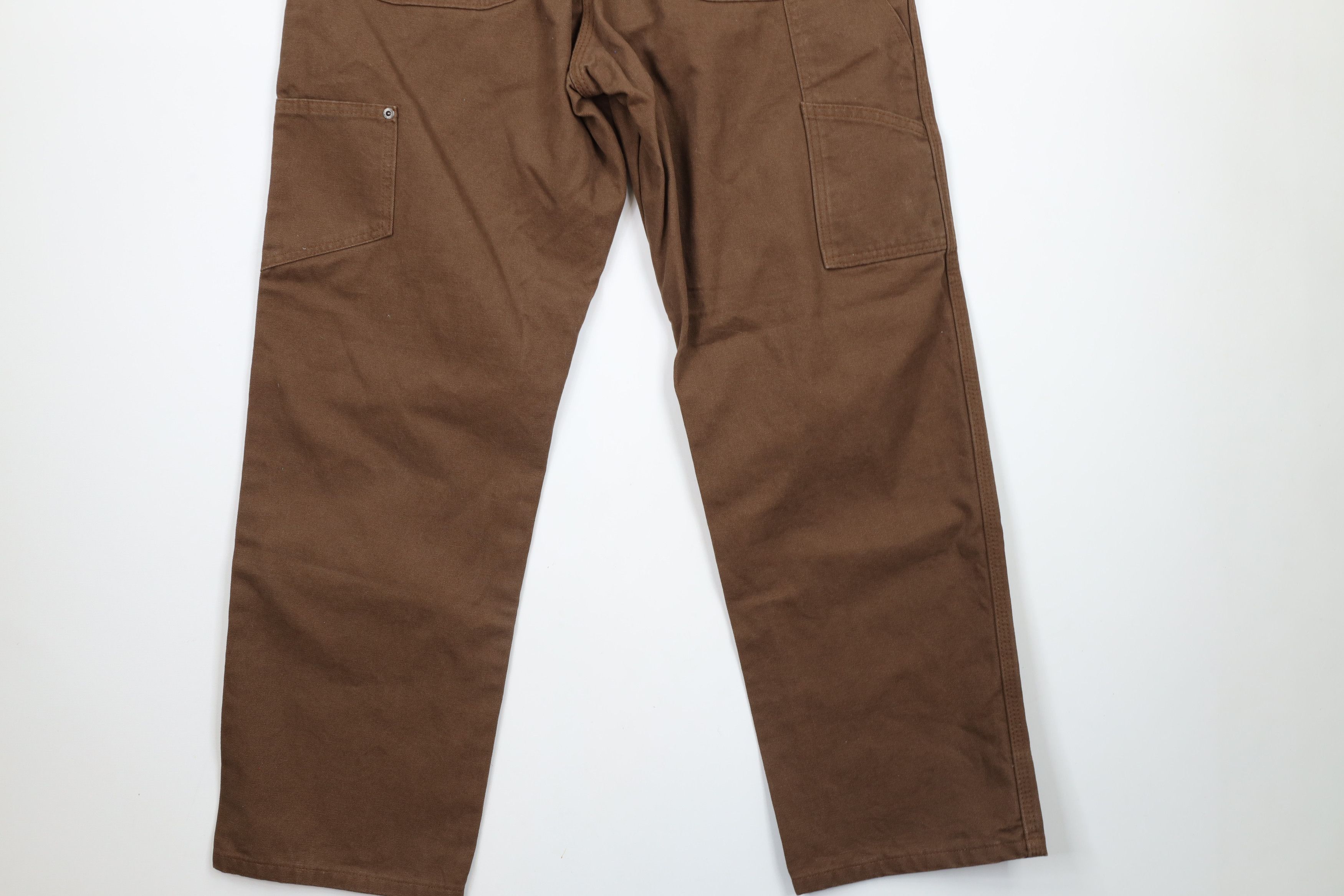 Dickies × Vintage Vintage Dickies Out Wide Leg Canvas Dungaree Pants Brown Size US 34 / EU 50 - 10 Thumbnail