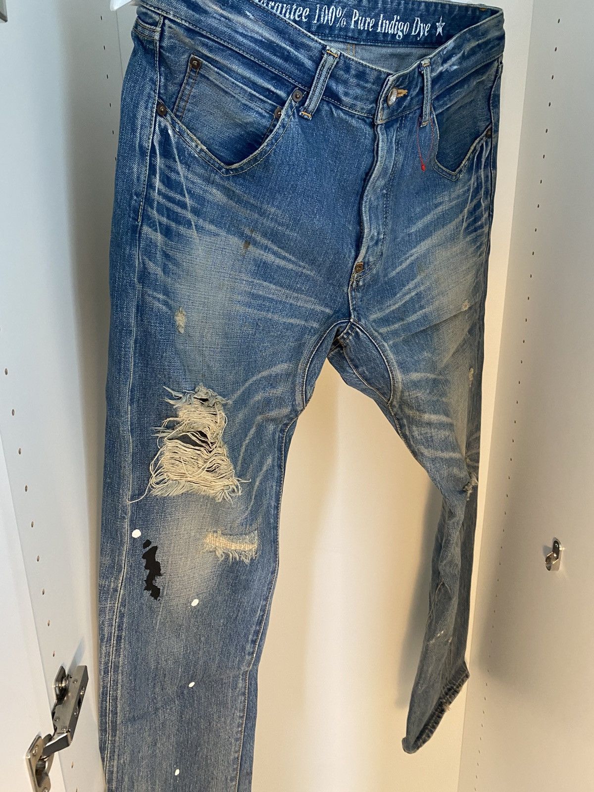 Izreel  Kazuhiro Takakura Japanese avant garde jeans Size US 32 / EU 48 - 5 Thumbnail