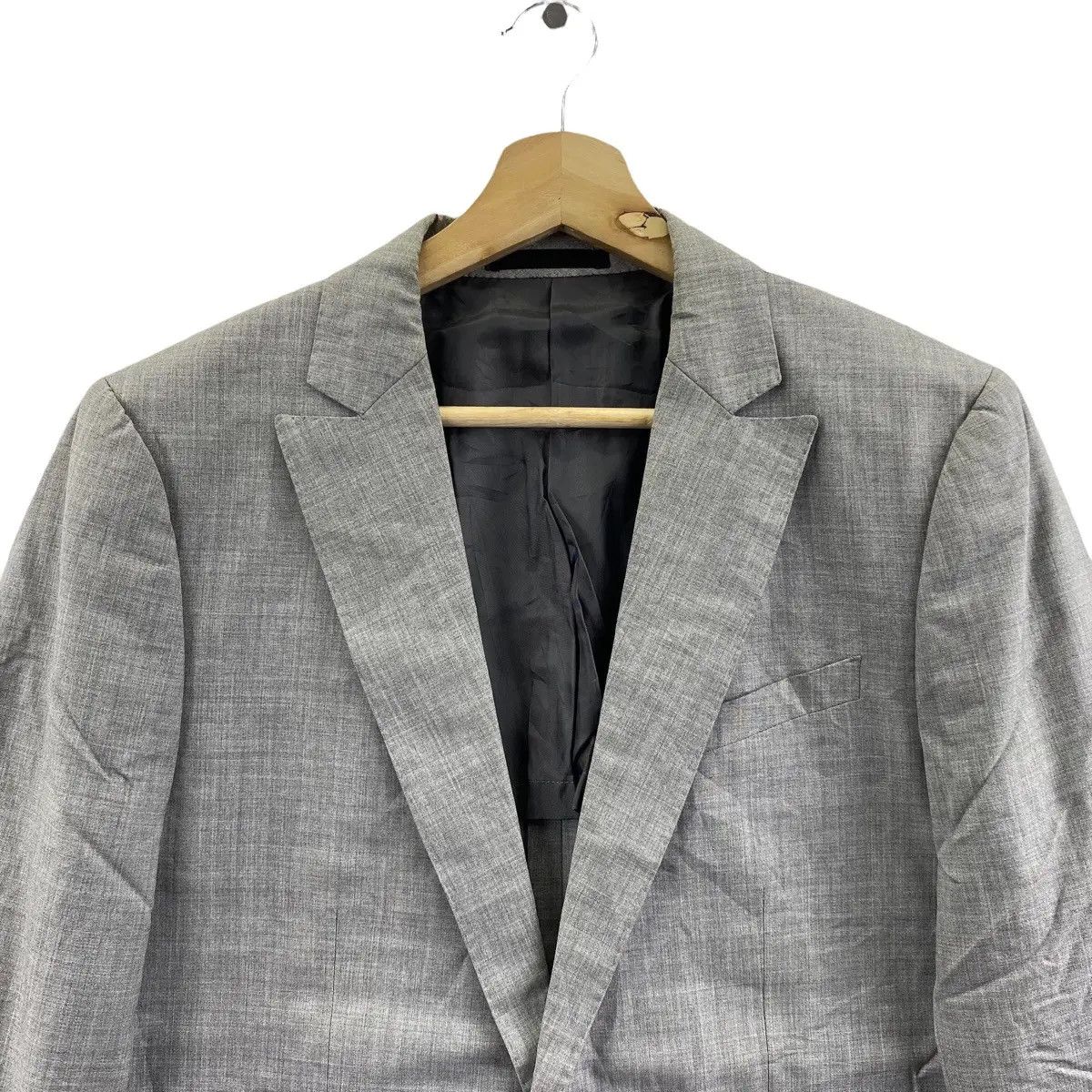 Boycott Vtg BOYCOTT JAPAN Designer 1 Button Grey Blazer Sport Coat Size M / US 6-8 / IT 42-44 - 3 Thumbnail