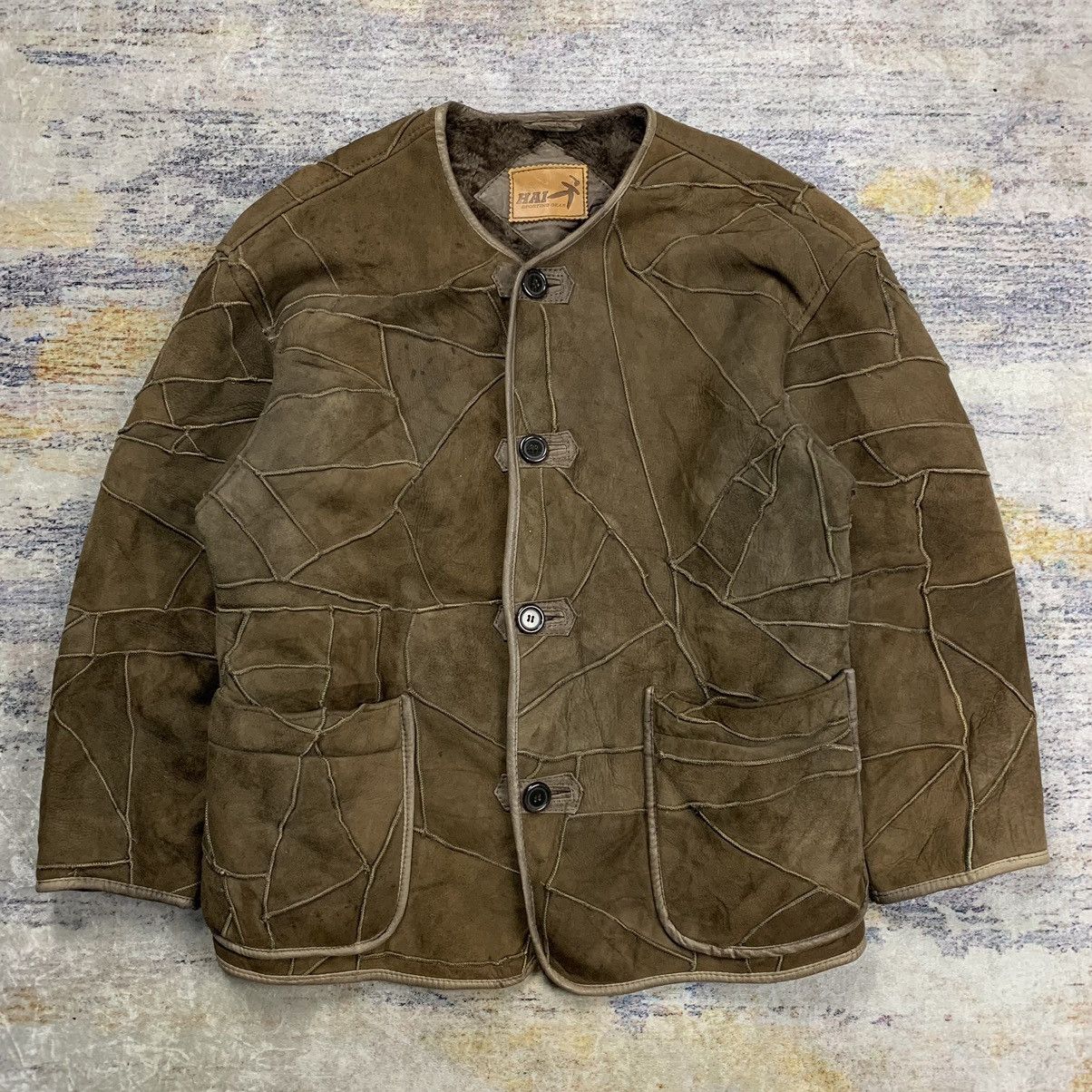 ジャケット・アウター I.S issey miyake sport leather coat Rare /Hai Sporting Gear ISSEY MIYAKE Leather Jacket Mens | eBay