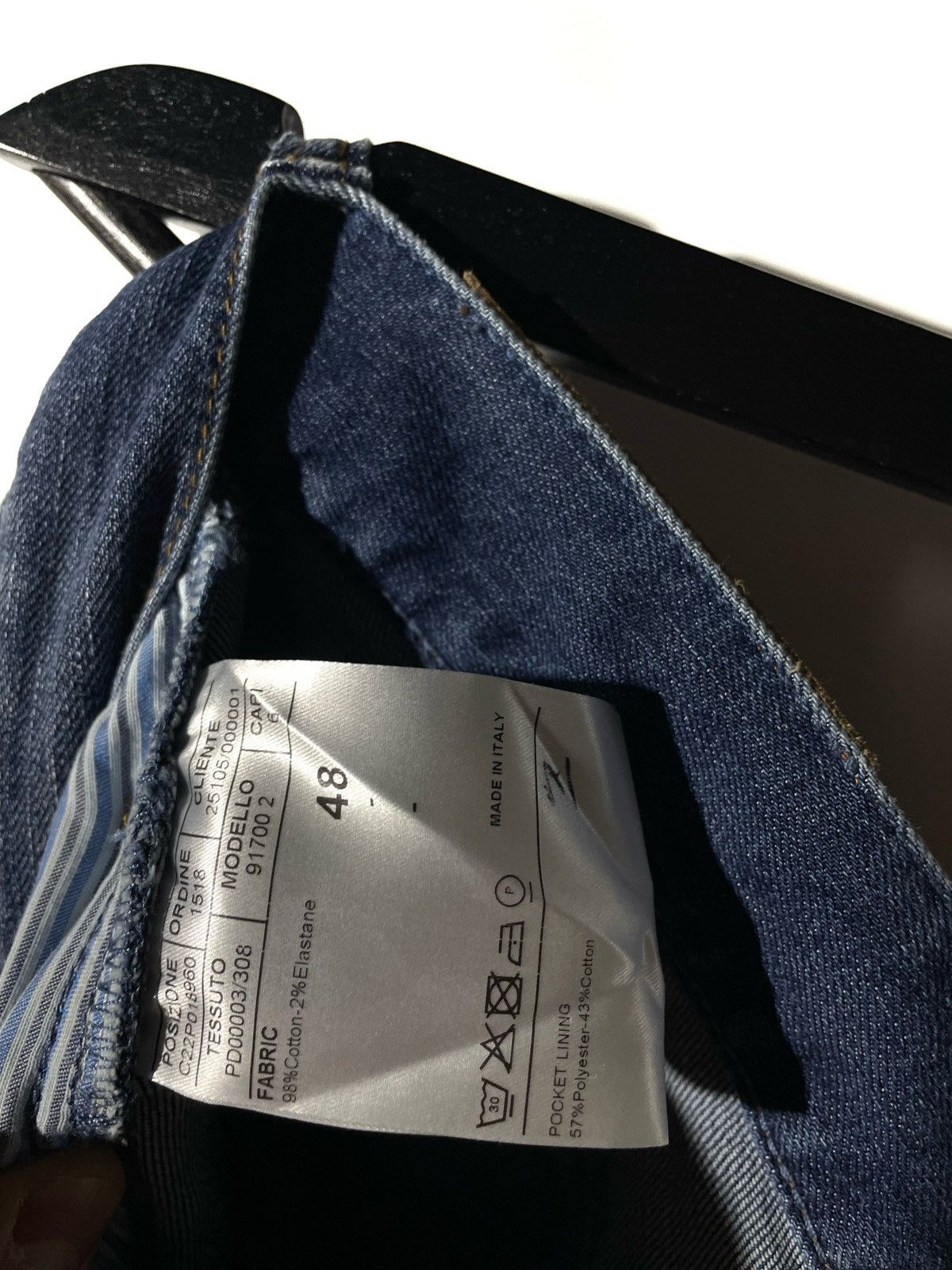 Canali Blue Casual Jeans Men Elastane Size 48 Luxury Denim