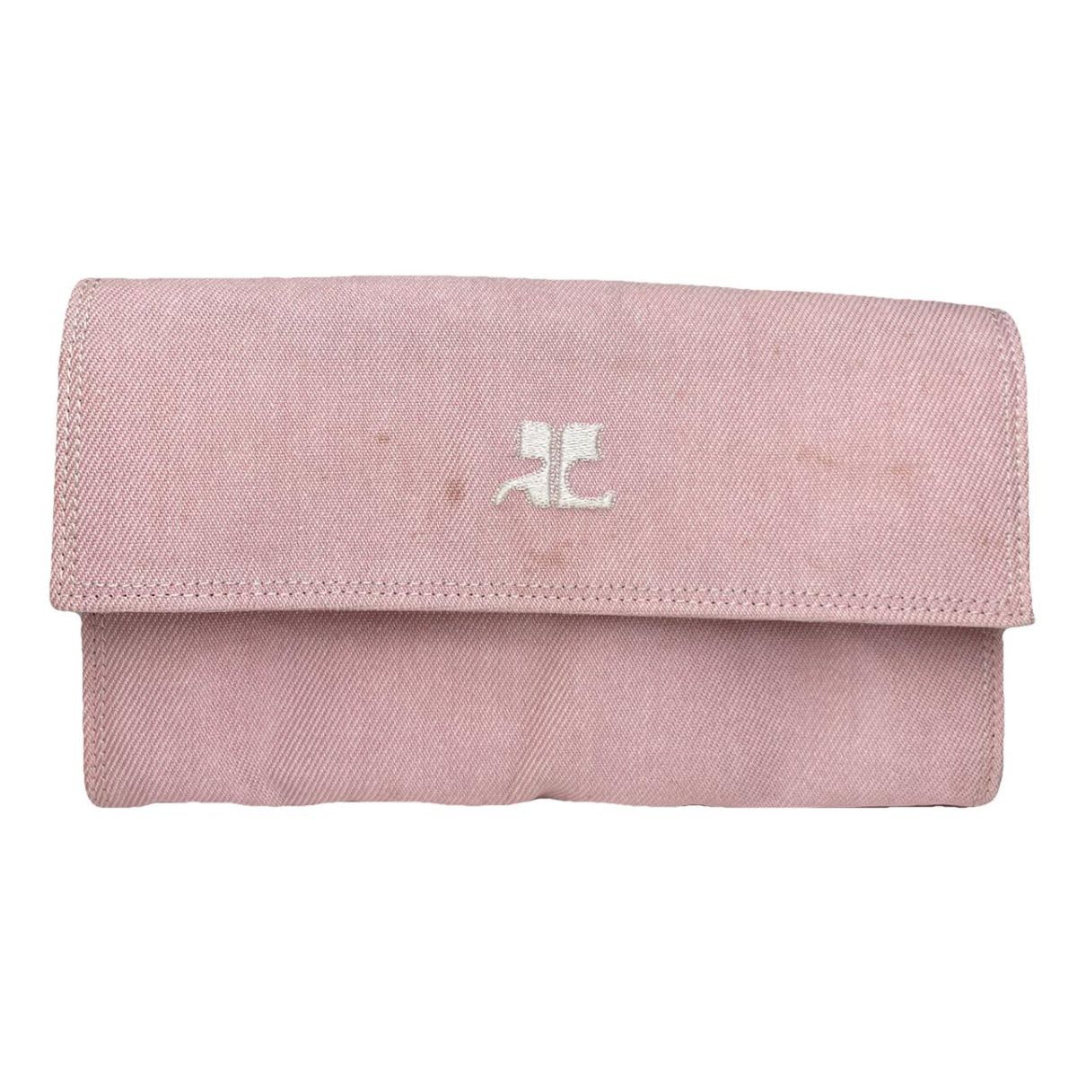 Courreges Courrèges Pink Cotton Wallet Size ONE SIZE - 1 Thumbnail