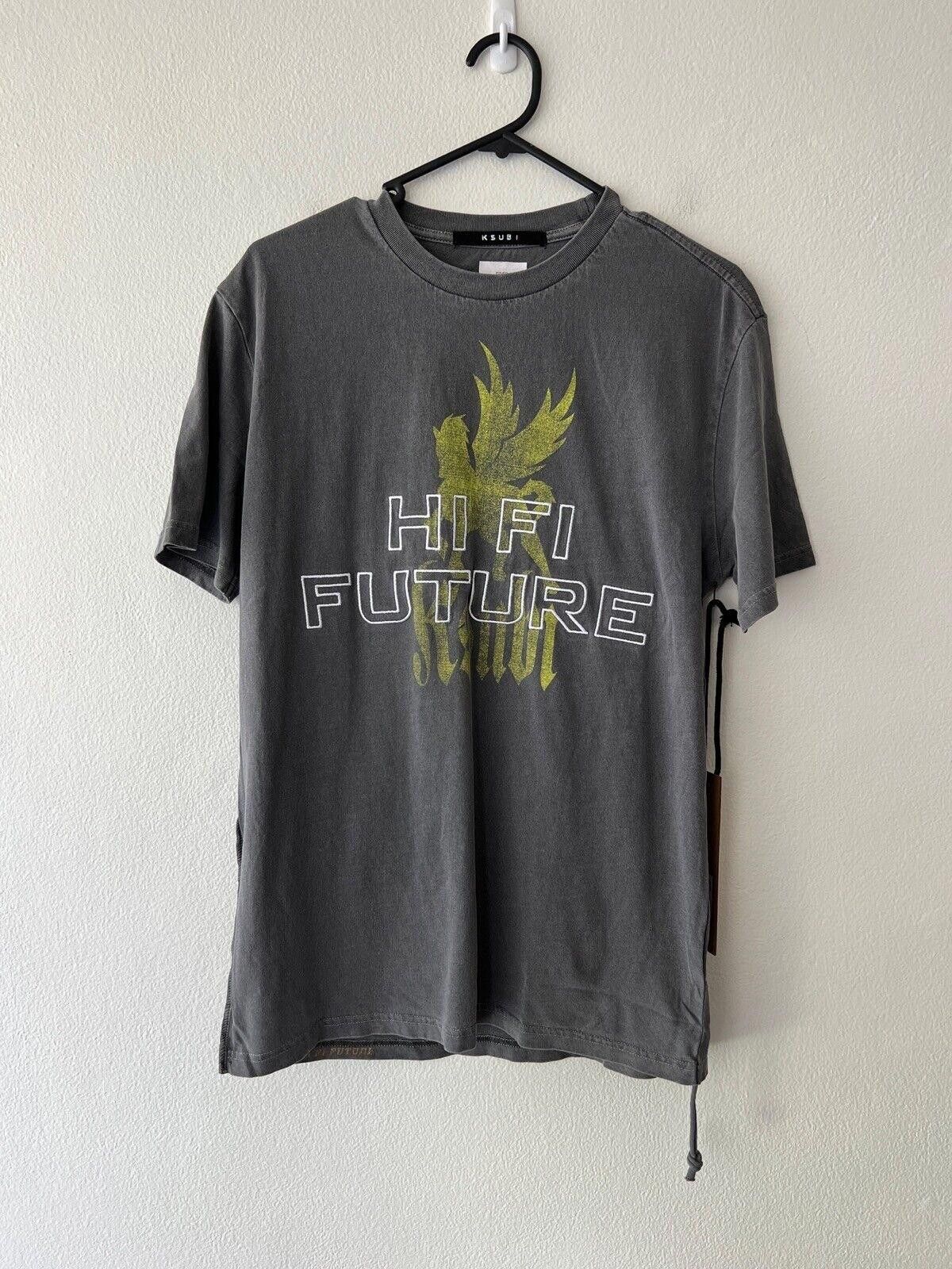 Ksubi new ksubi extra small xs tee shirt top hi fi future grey Size US XS / EU 42 / 0 - 1 Thumbnail