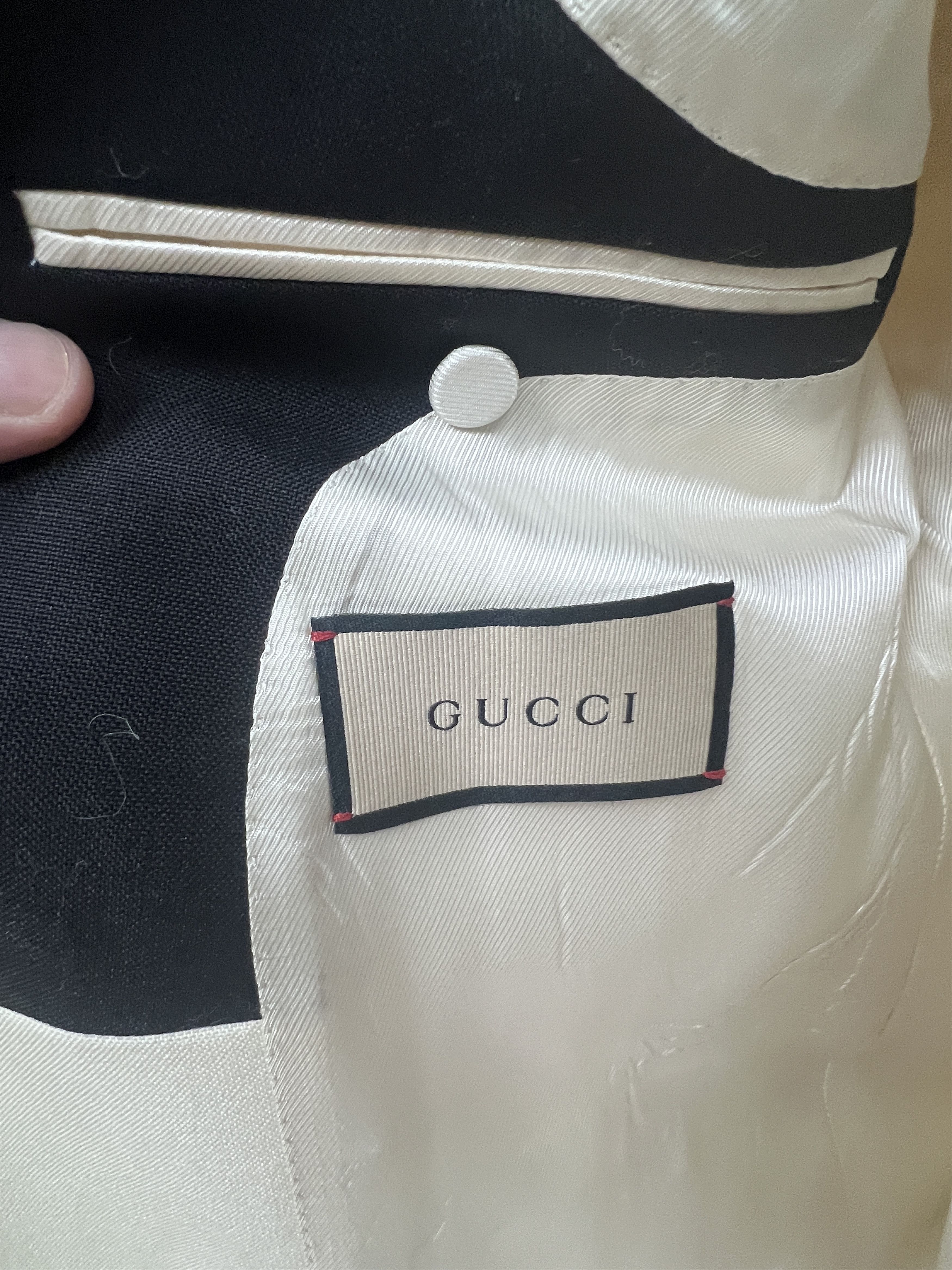 Gucci Gucci Off white Tuxedo jacket Size XL / US 12-14 / IT 48-50 - 5 Thumbnail