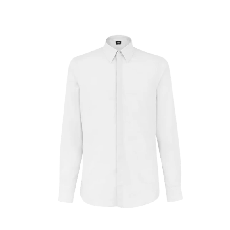 Fendi o1s1wg111125 Shirt in White Size US S / EU 44-46 / 1 - 1 Thumbnail