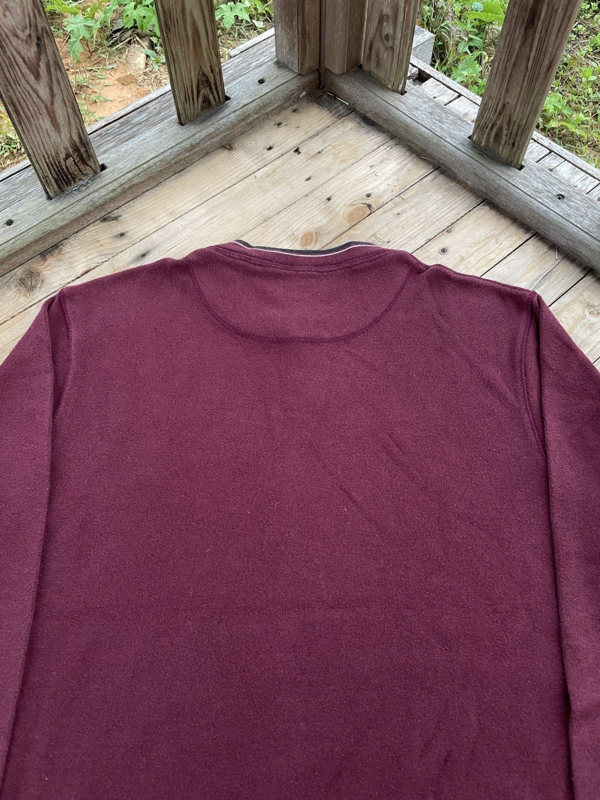 Burberry × Designer Burberry London Big Logo Maroon Size US L / EU 52-54 / 3 - 10 Thumbnail