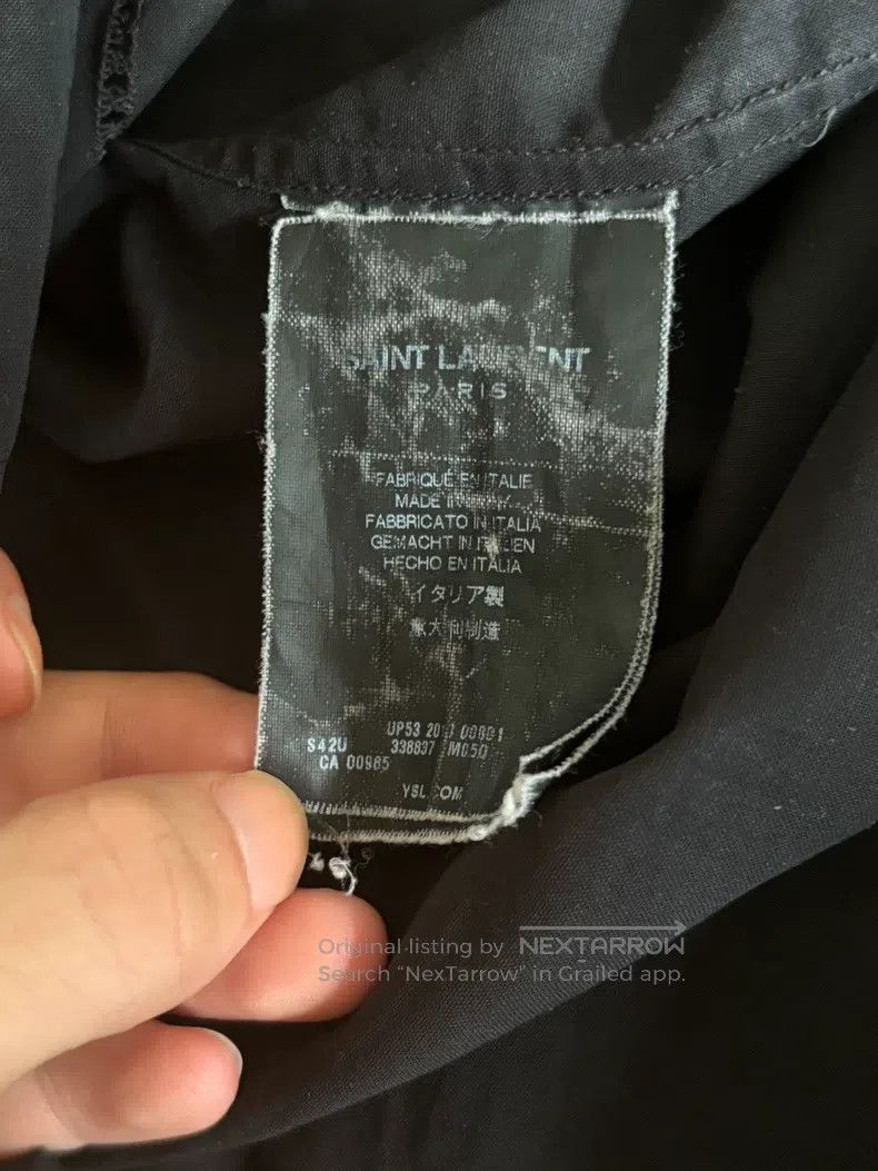 Saint Laurent Paris Saint Laurent Paris Cutout Shirt Size XS / US 0-2 / IT 36-38 - 4 Thumbnail