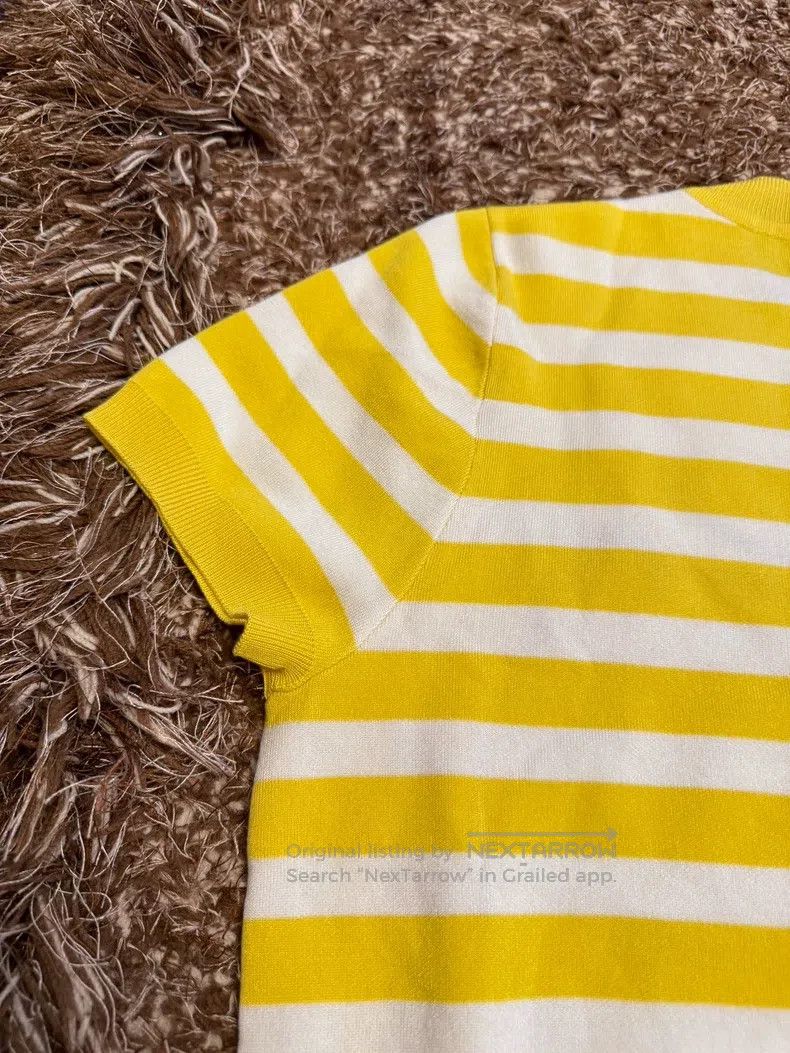 Hermes Hermes Silk Cashmere Short Sleeve Top Size XS / US 0-2 / IT 36-38 - 9 Thumbnail