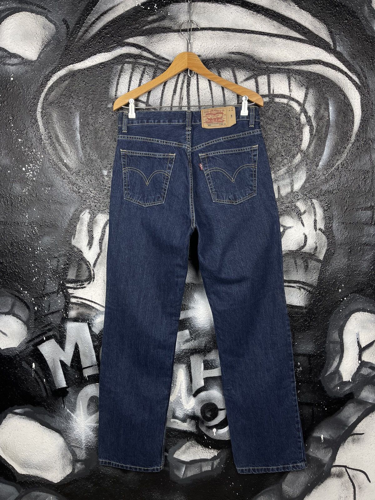 Levi's Levi’s 501 Vintage Dark Blue Denim Jeans Men’s Size W34 L32 Size US 34 / EU 50 - 10 Thumbnail