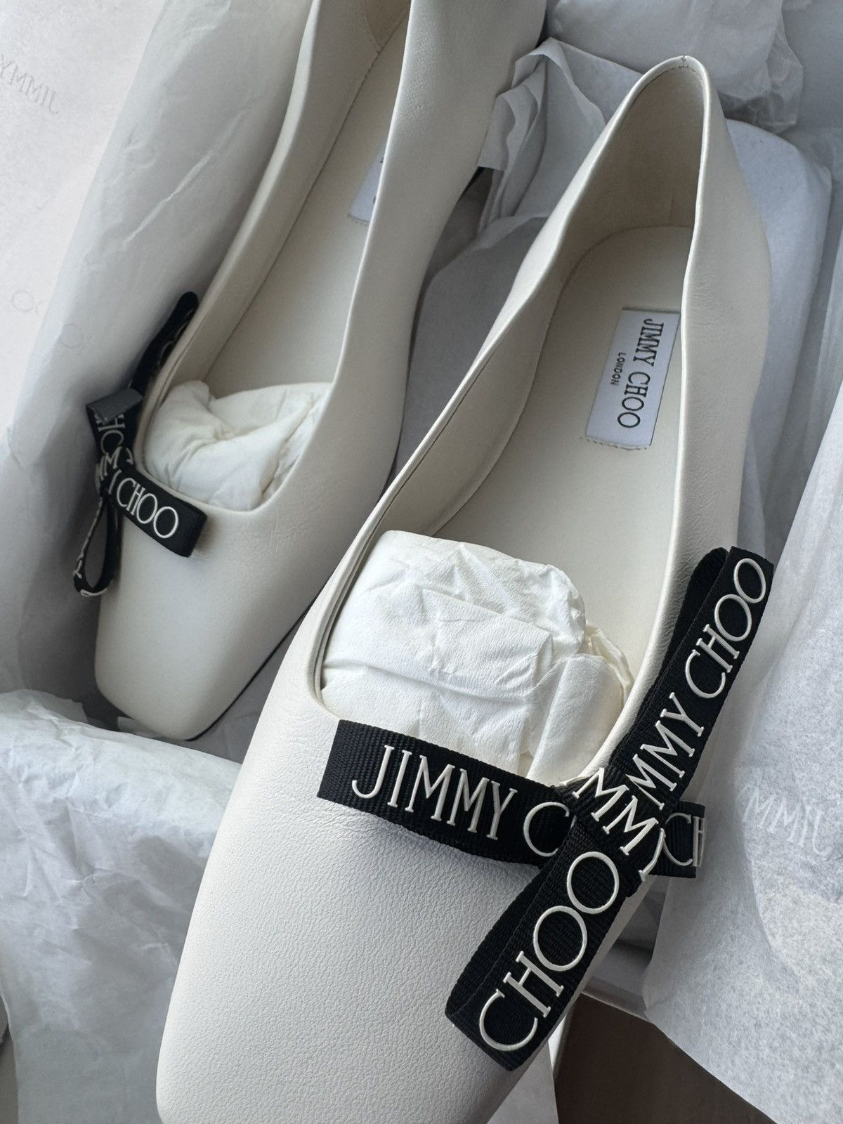Jimmy Choo Jimmy Choo - Veda leather ballet flats Size US 10.5 / IT 40.5 - 4 Thumbnail