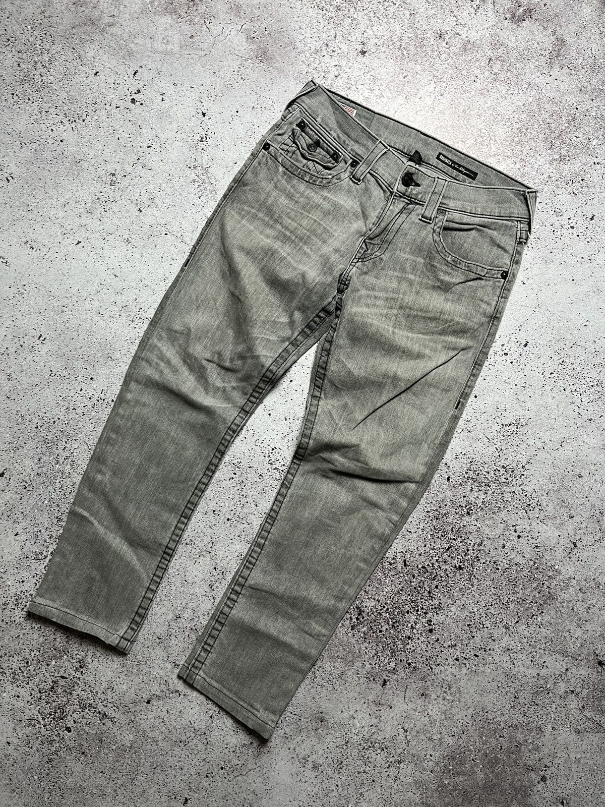 True Religion × Vintage 👖TRUE RELIGION JEANS RICKY SUPER T USA VINTAGE 90s Size US 30 / EU 46 - 2 Thumbnail