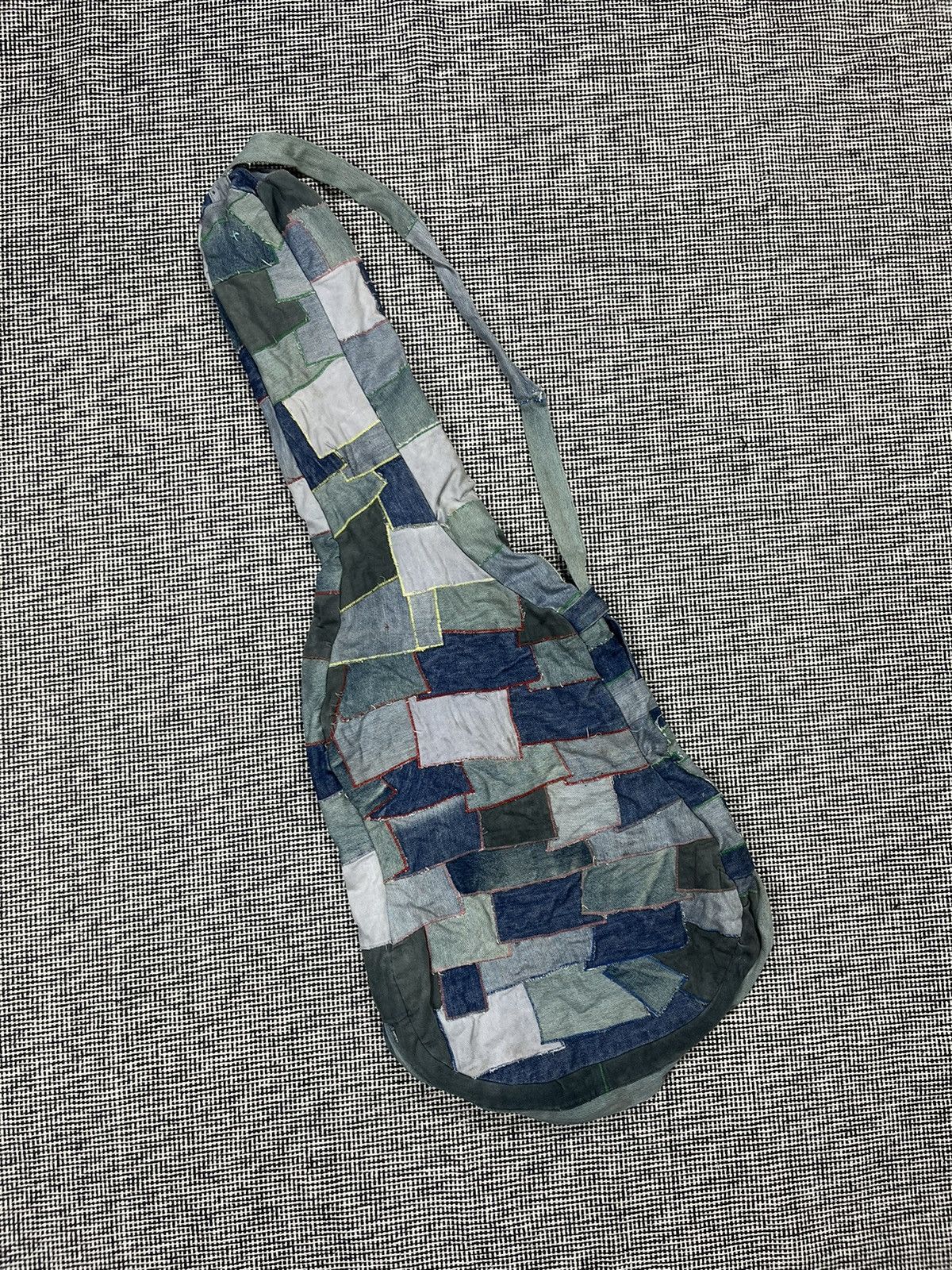 Japanese Brand Handmade 80s guitar bag cover boro denim grunge Size ONE SIZE - 2 Thumbnail