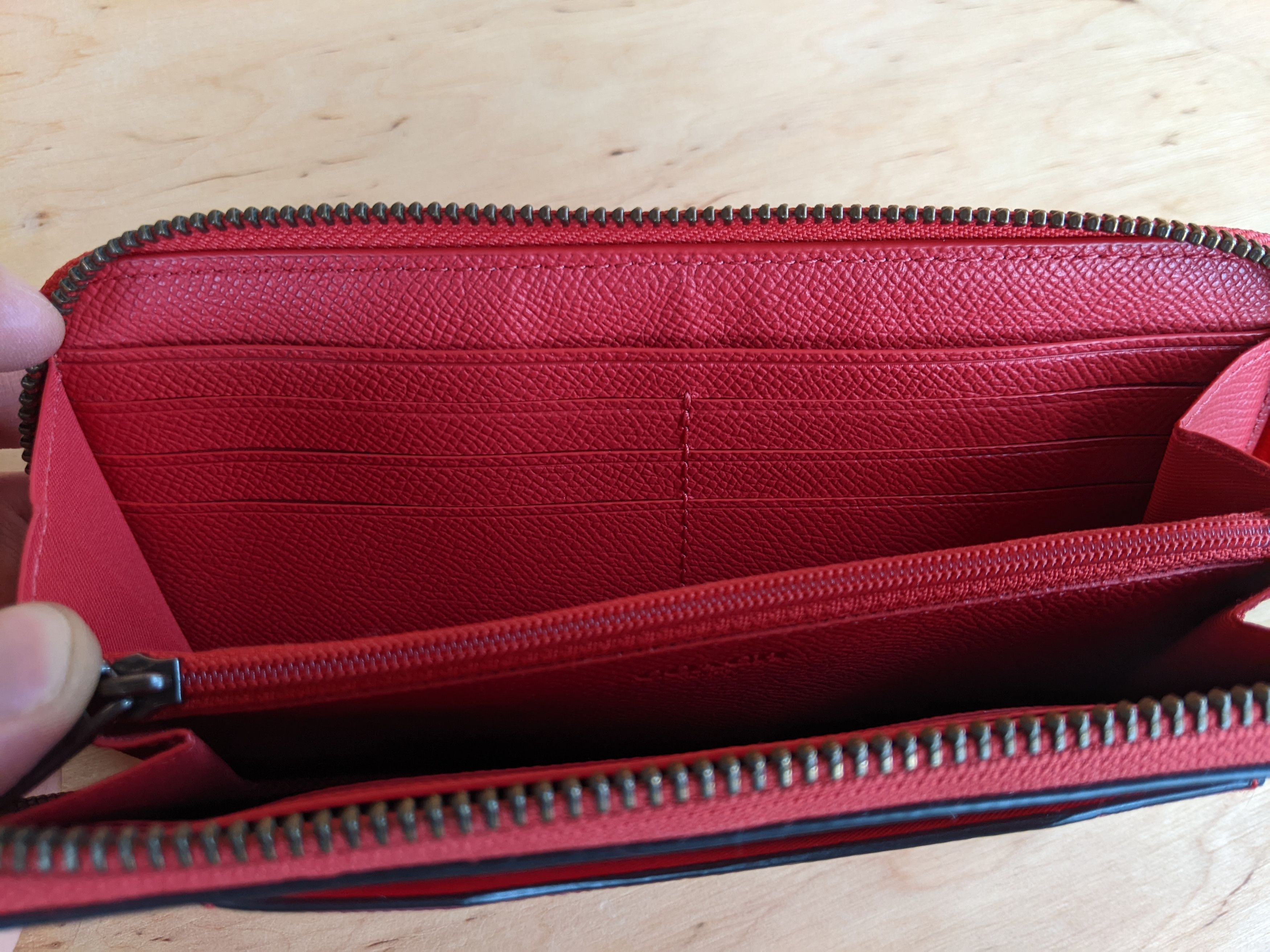 Coach Coach Accordion Zip Wallet Red Prada Vivienne Westwood Size ONE SIZE - 13 Thumbnail