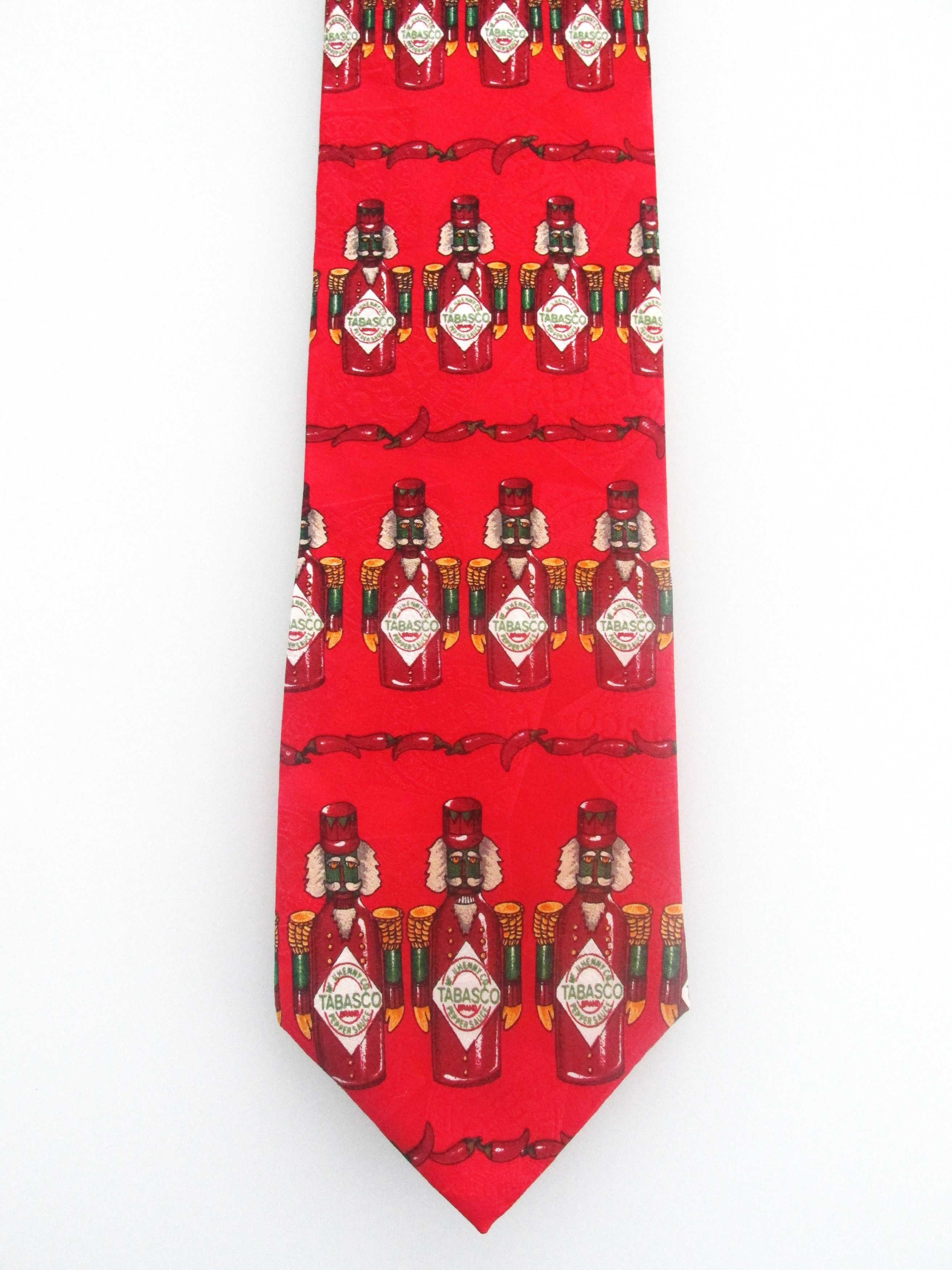 Tabasco Tabasco (NWOT) Men's Silk Tie Size ONE SIZE - 2 Thumbnail