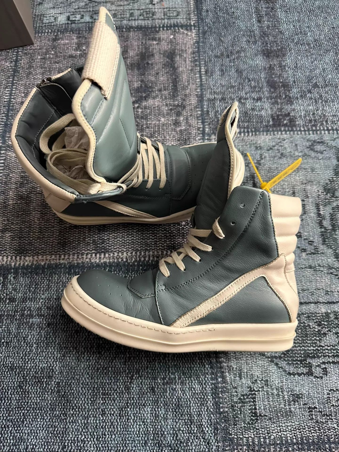 Rick Owens Rick Owens Triangle Mist Blue 37 Size US 6.5 / IT 36.5 - 3 Thumbnail