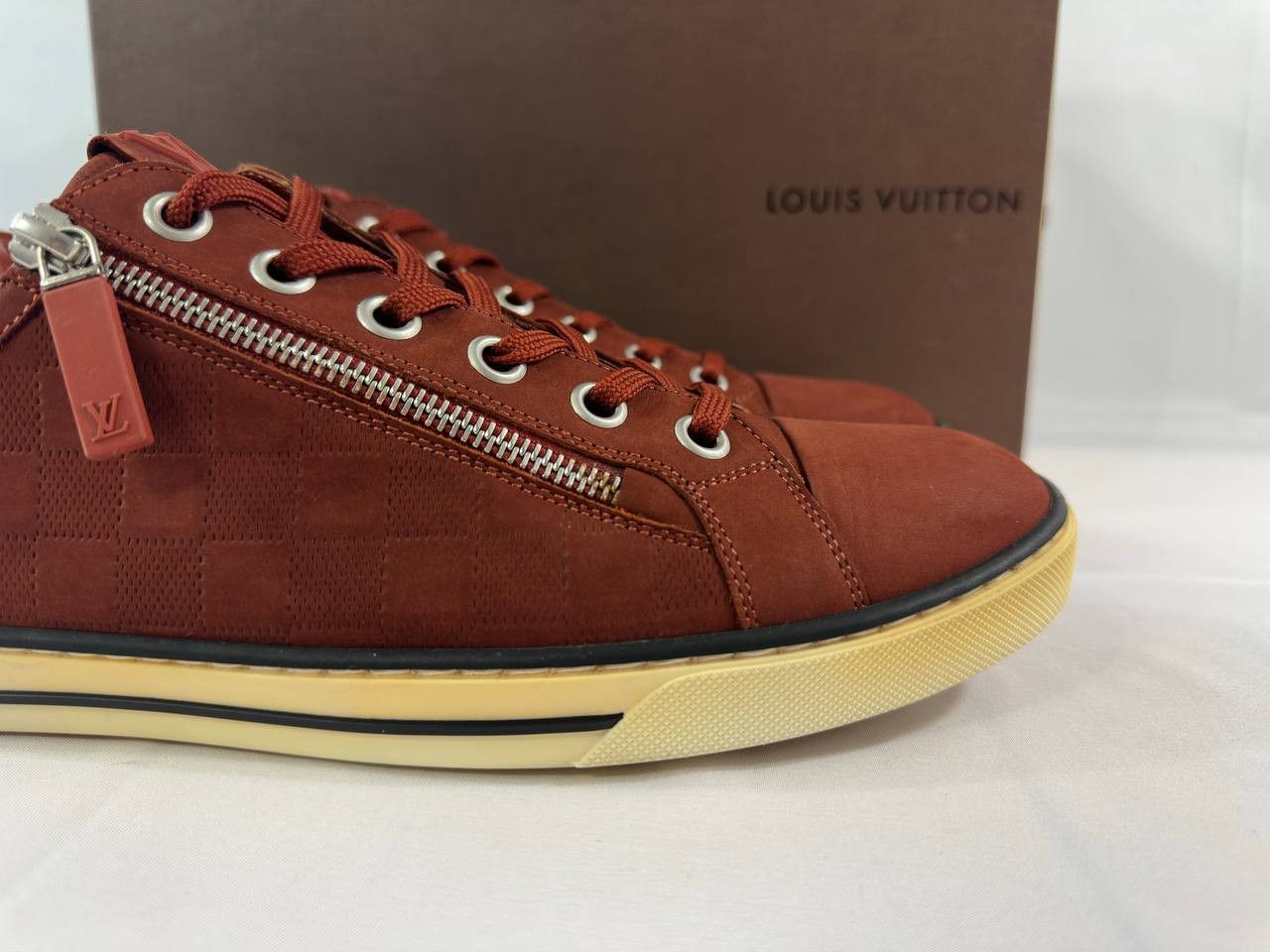 Louis Vuitton Louis Vuitton Challenge Zip Up Damier Casual Sneakers Size US 10 / EU 43 - 4 Thumbnail
