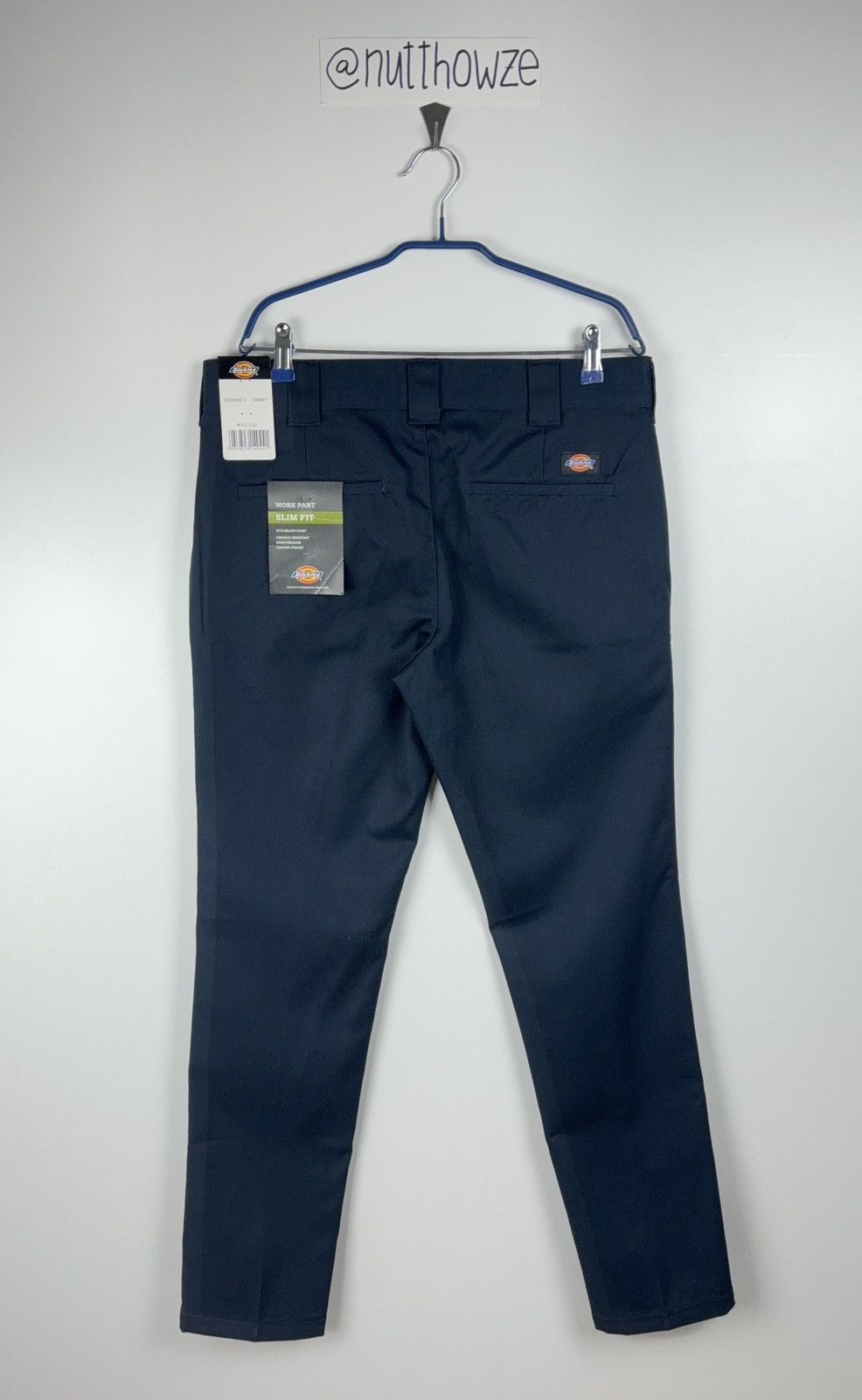 Carhartt Dickies 32x32 Slim Fit Dark Navy Streetwear Pants Size US 32 / EU 48 - 2 Thumbnail