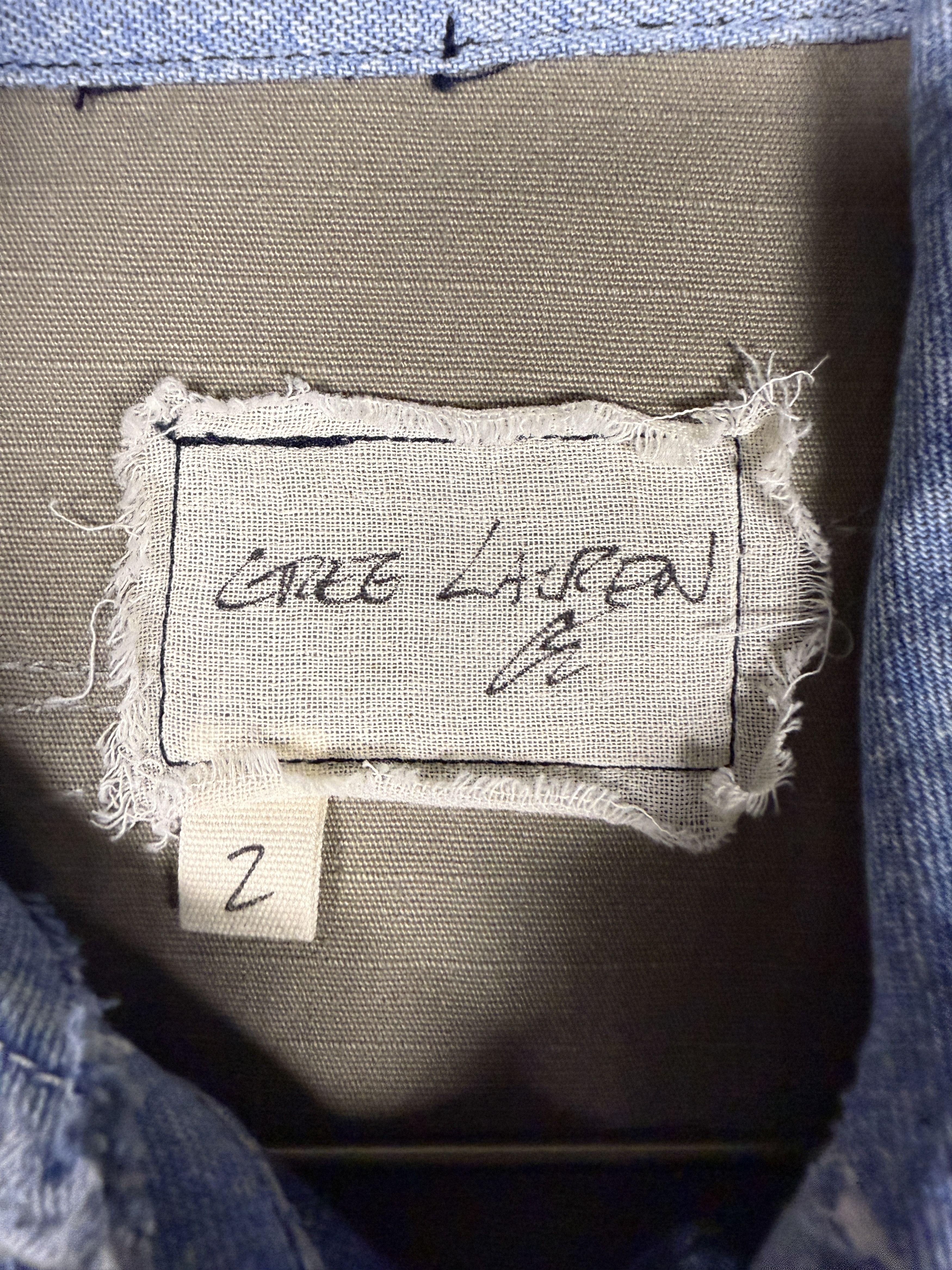 Greg Lauren Greg Lauren Reconstructed Vintage Denim Scrap Trucker Jacket Size US M / EU 48-50 / 2 - 3 Thumbnail