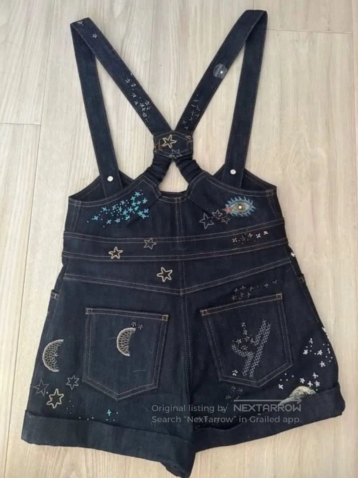Valentino Valentino Denim Overall Shorts. Size US 36 / EU 52 - 2 Thumbnail