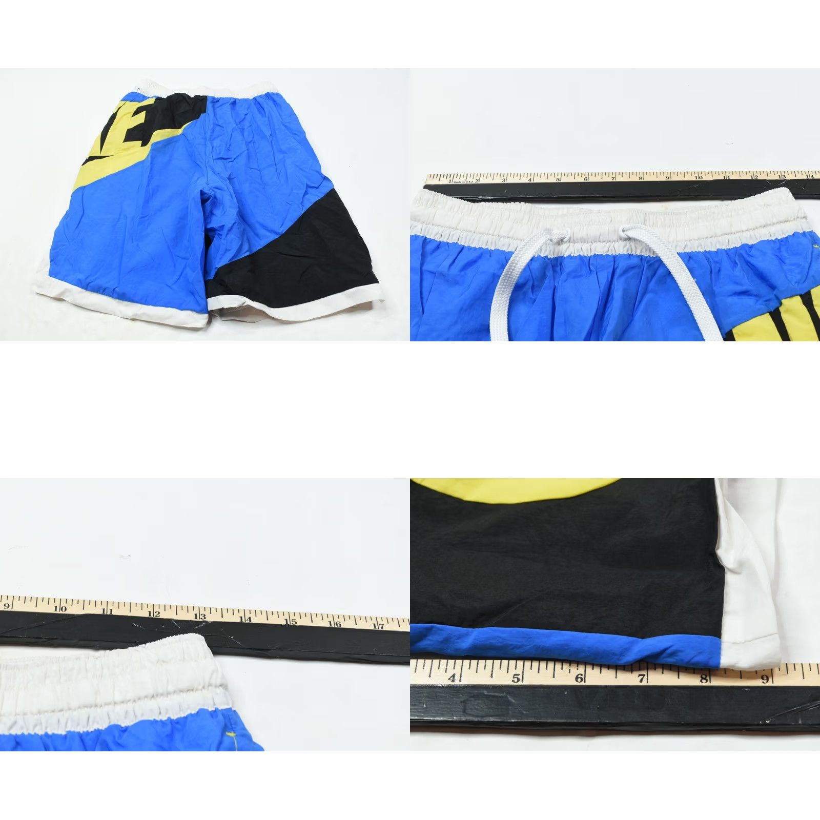 Nike Nike Shorts Mens Medium Blue Throwback Futura Lined Pull-On Drawstring Size US 31 - 8 Thumbnail