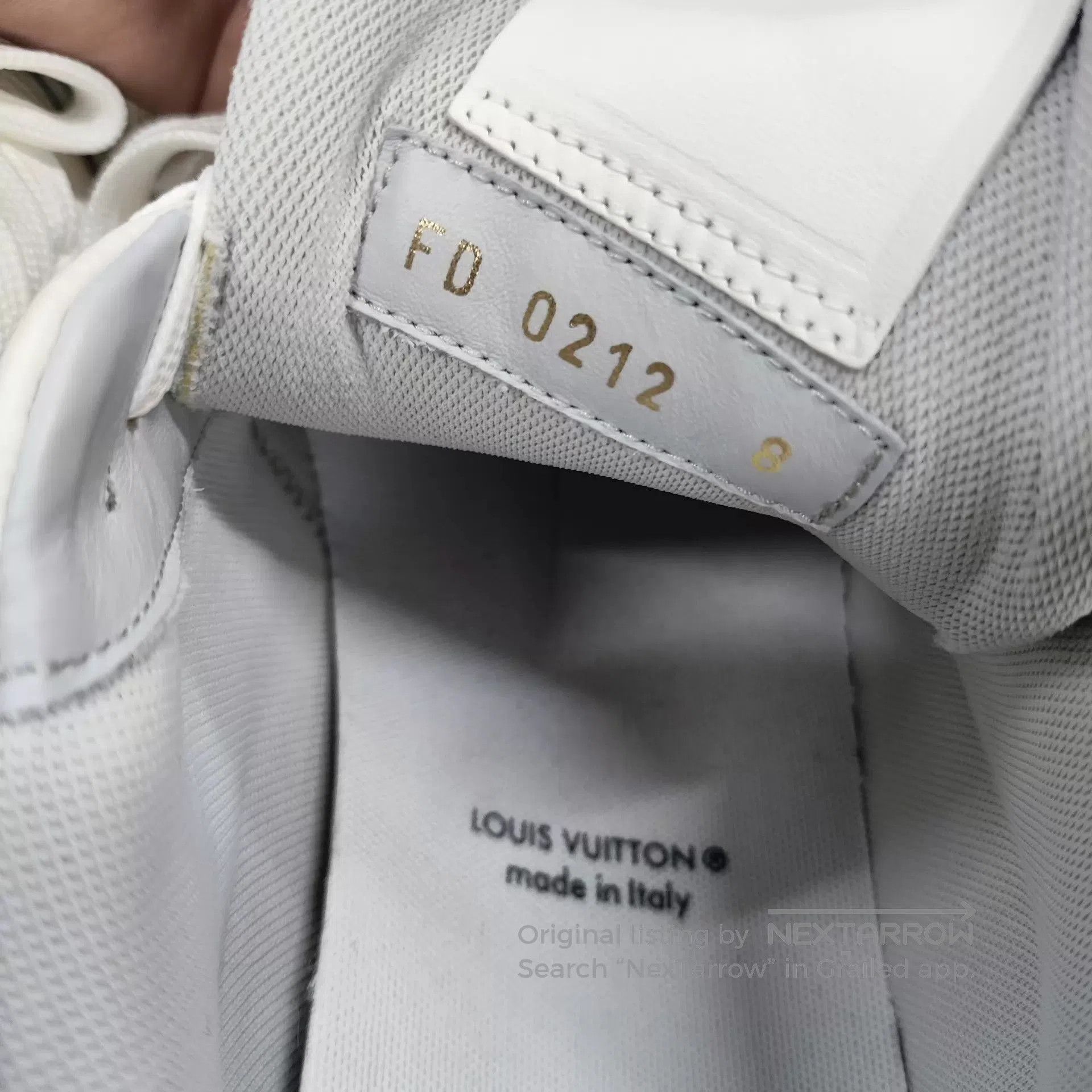 Louis Vuitton White Low-Top Sneakers Size 8. Size US 8 / EU 41 - 5 Thumbnail