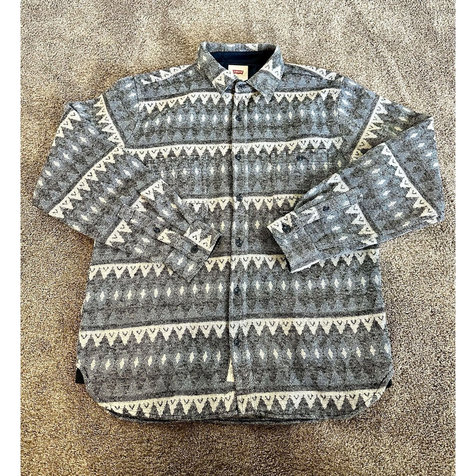Levi's Levi’s Shirt Men’s Large L Aztec Navajo Wool Southwestern Size US L / EU 52-54 / 3 - 1 Thumbnail