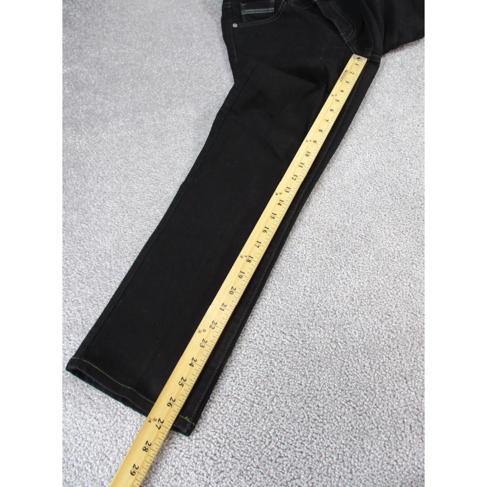 Levi's LEVI'S Jeans Womens 6 Black Denim Mid Rise Skinny Charcoal Wash Size 28" / US 6 / IT 42 - 4 Thumbnail