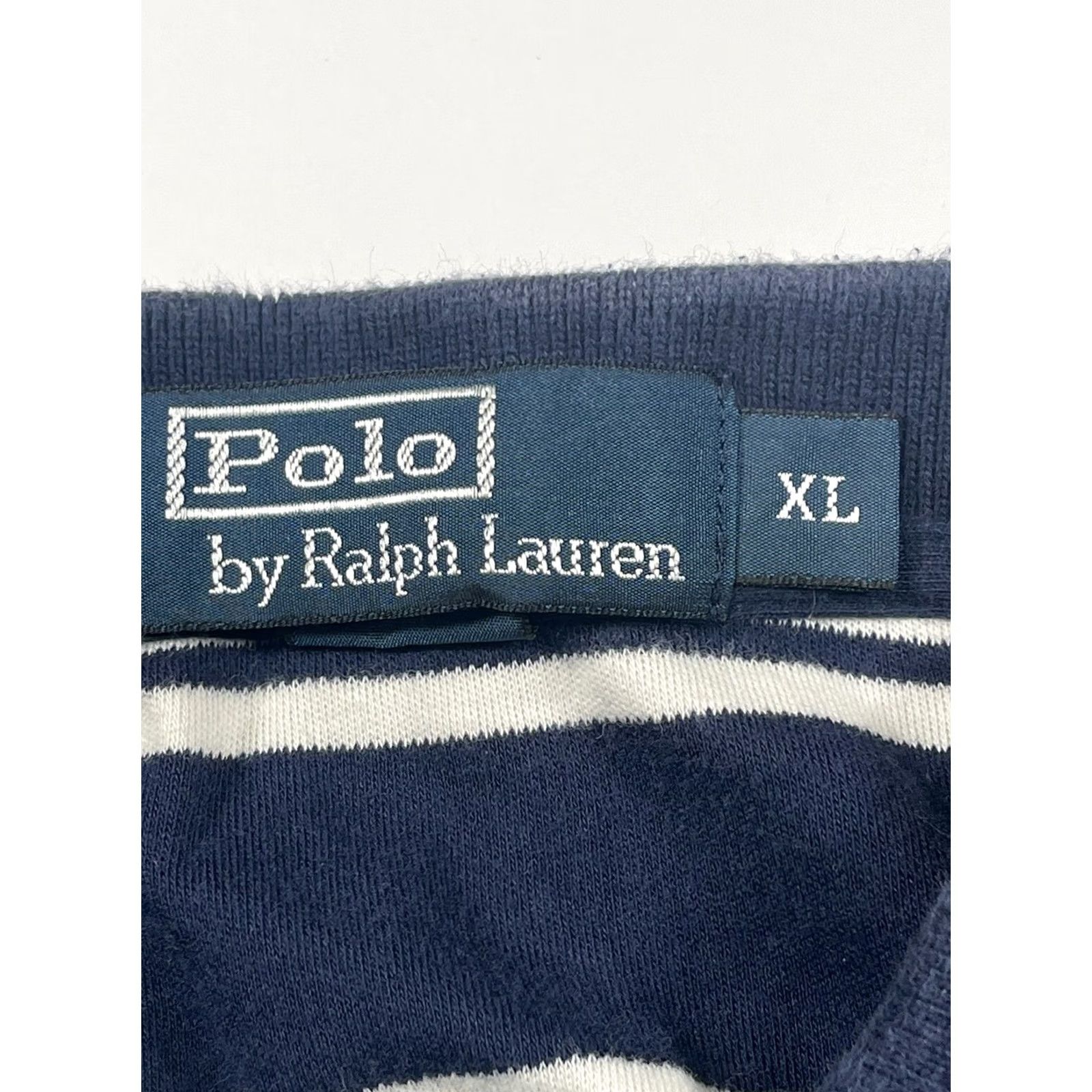 Ralph Lauren Polo by Ralph Lauren Polo Shirt Size XL Blue White Stripes Short Sleeve Men's Size US XL / EU 56 / 4 - 7 Thumbnail