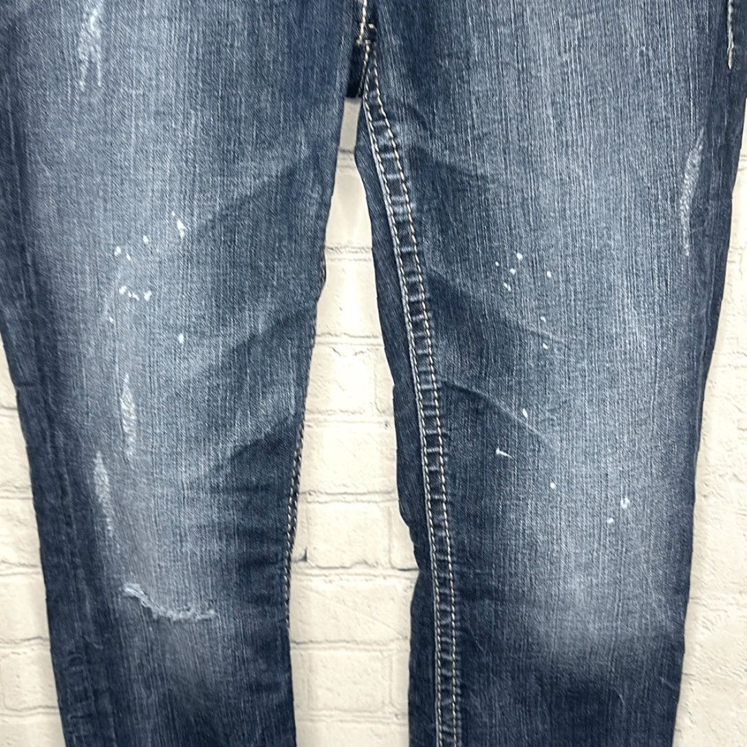 Silver Jeans Co. Silver Jeans Co. Suki Mid Super Skinny Mens Jeans 29x31 Fluid Denim Size US 29 - 3 Thumbnail